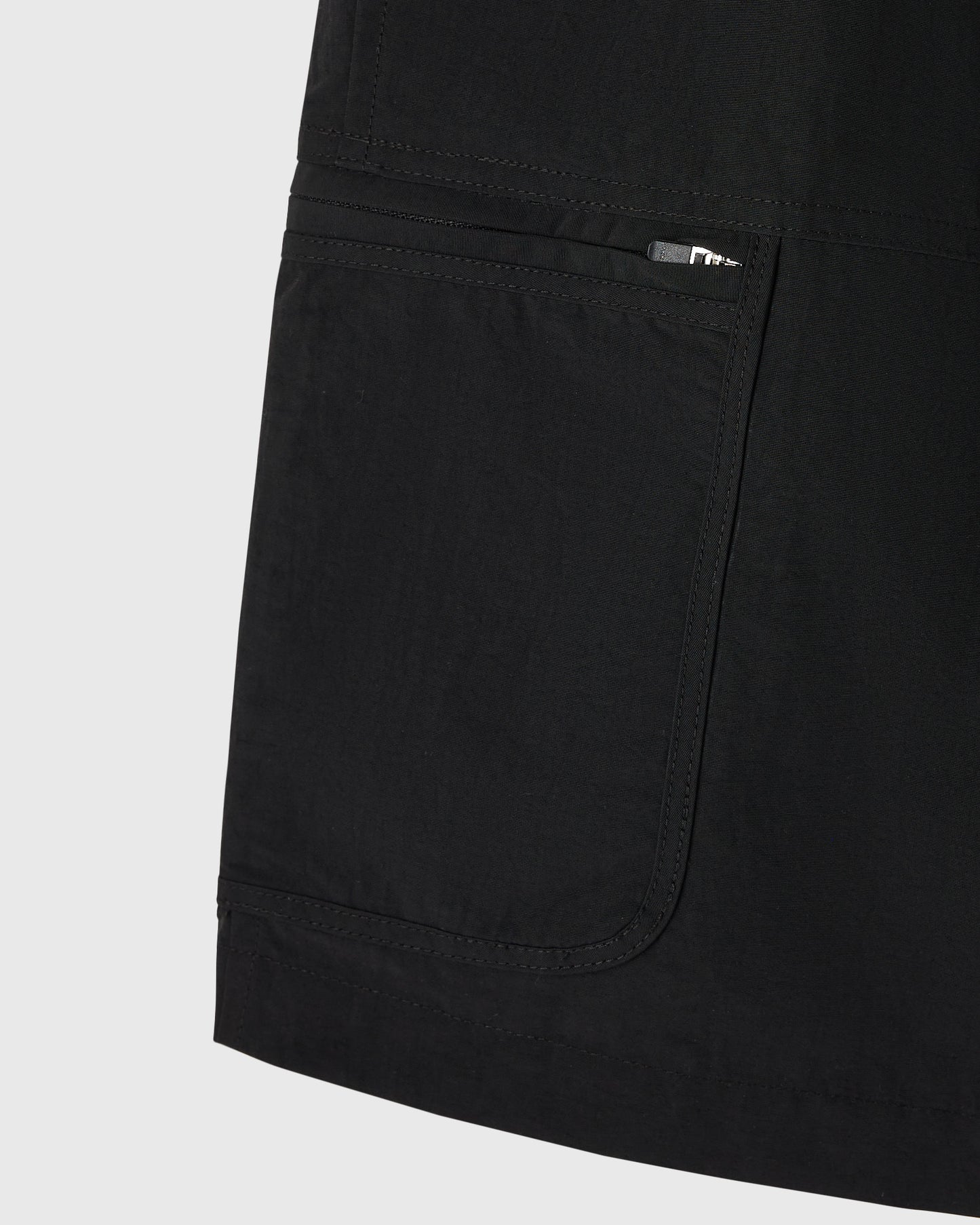 Nylon Hiking Short - Black
