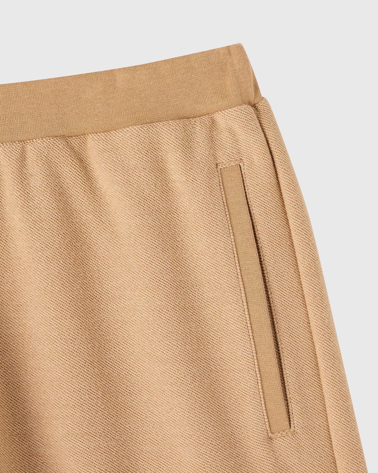 Reverse French Terry Sweatshort - Camel