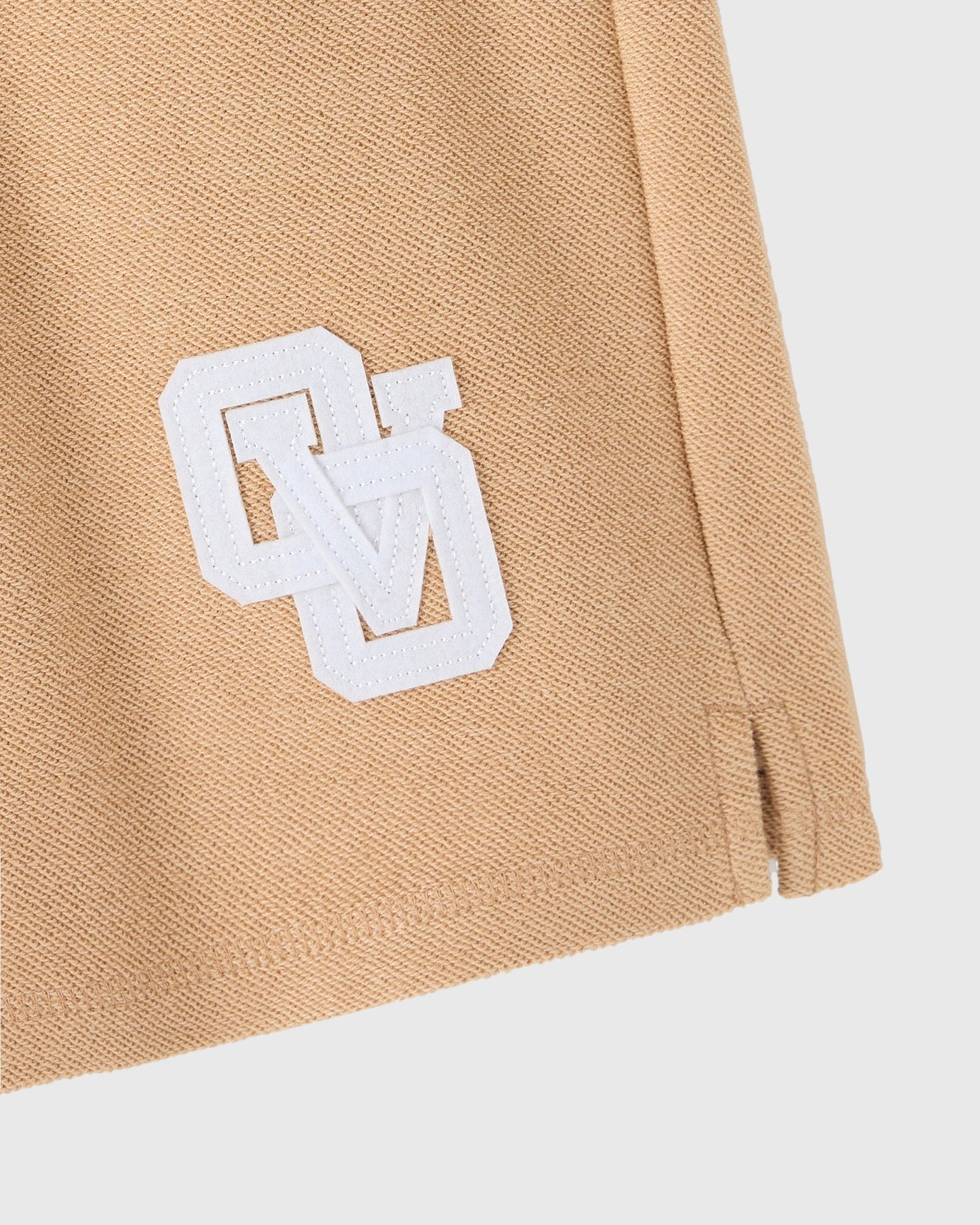 Reverse French Terry Sweatshort - Camel