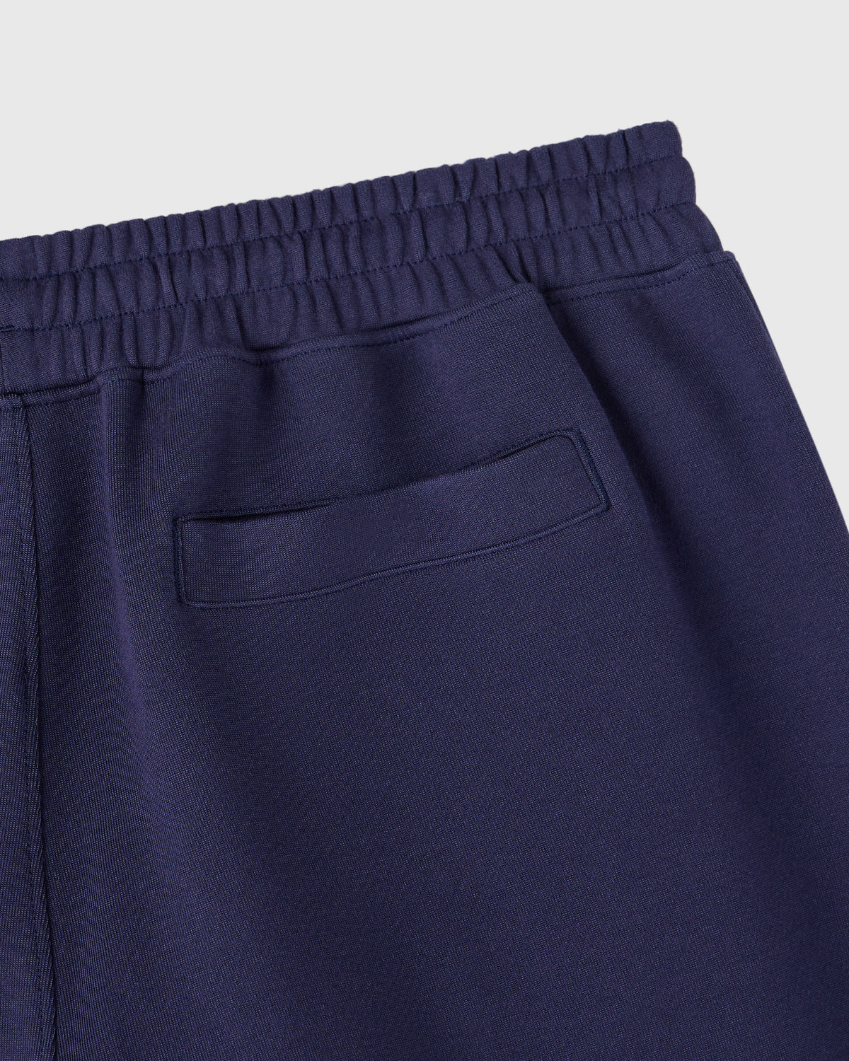 PANTALON DE SURVÊTEMENT SURDIMENSIONNÉ EN MAILLE DOUBLE - BLEU MARINE