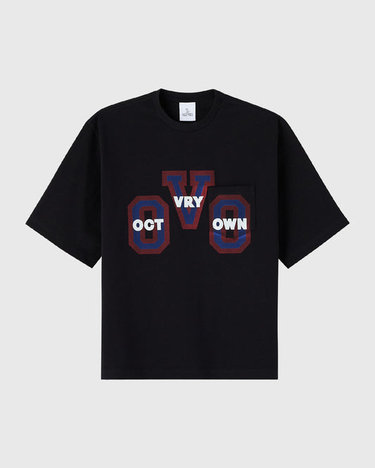Heavy Jersey Pocket Tee - Black