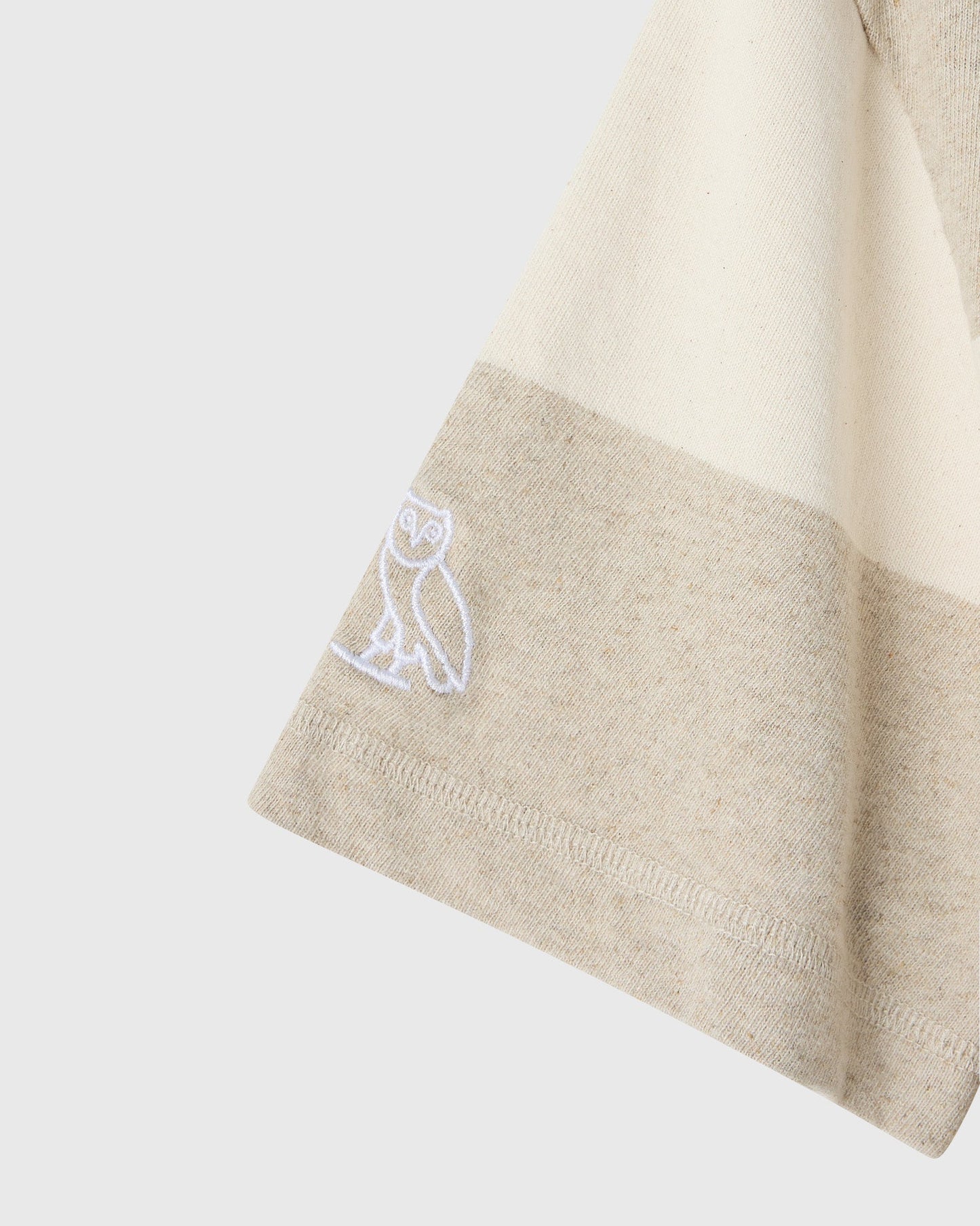 Natural Yarn Stripe Piqué Tee - Natural