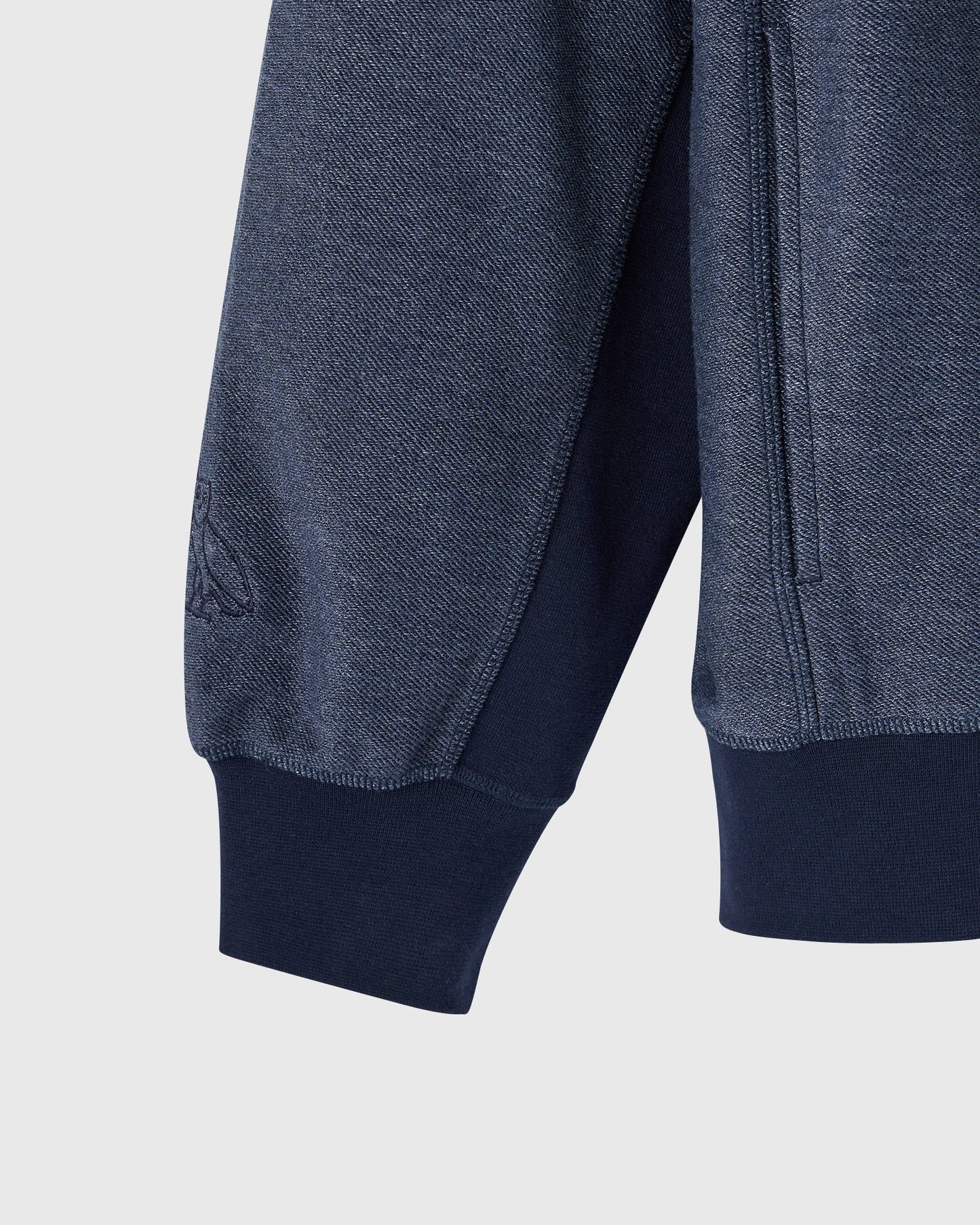 Reverse French Terry Hoodie - Royal Navy