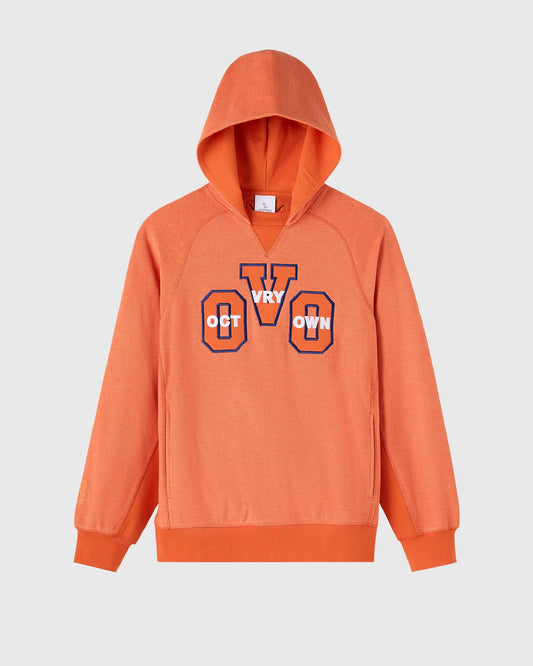 Reverse French Terry Hoodie - Rust