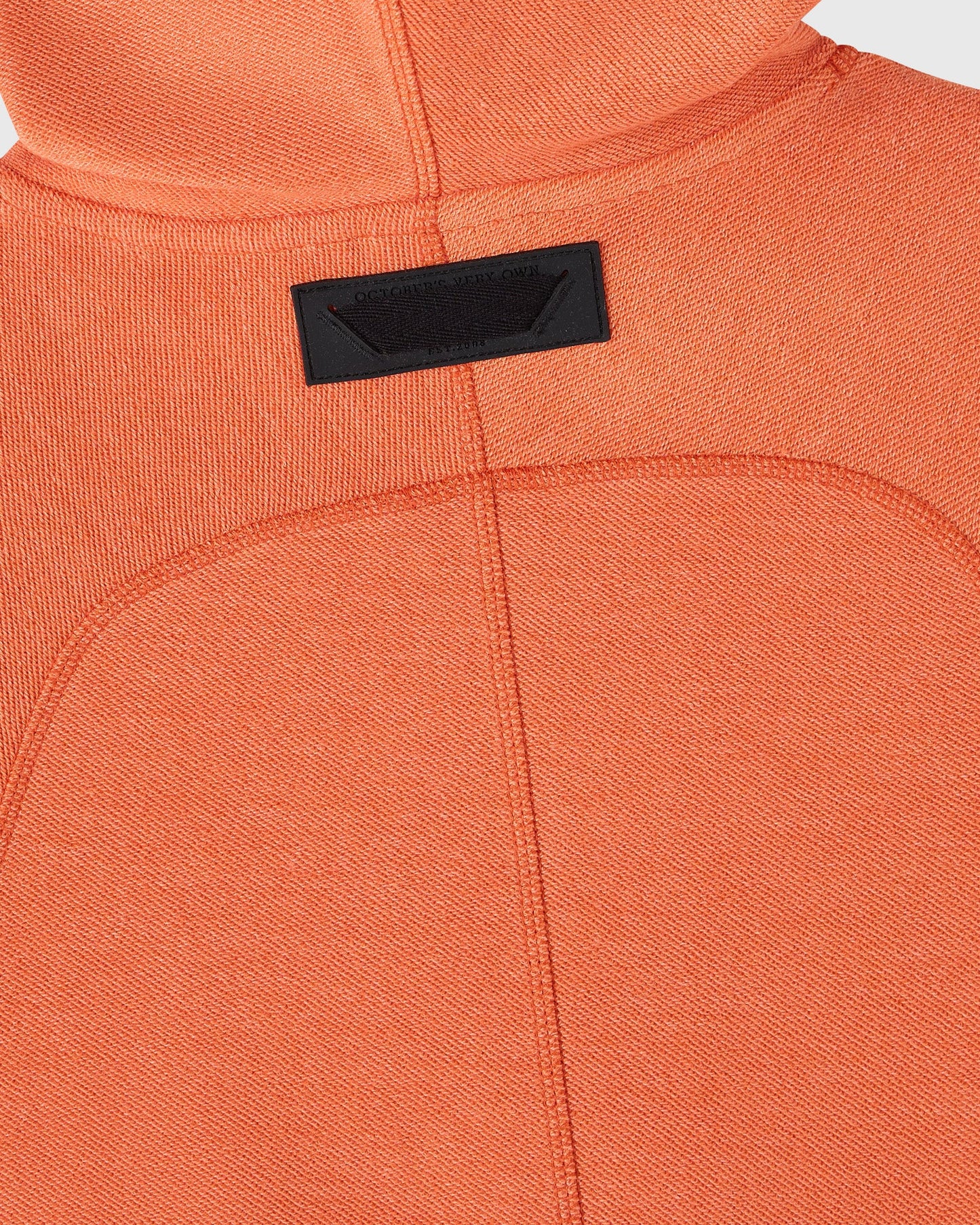 Reverse French Terry Hoodie - Rust