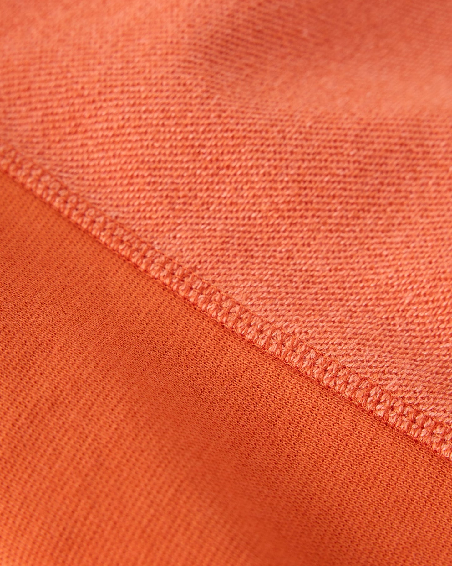Reverse French Terry Hoodie - Rust