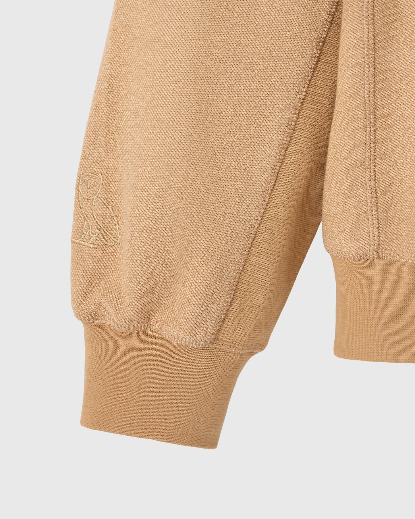 Reverse French Terry Crewneck - Camel
