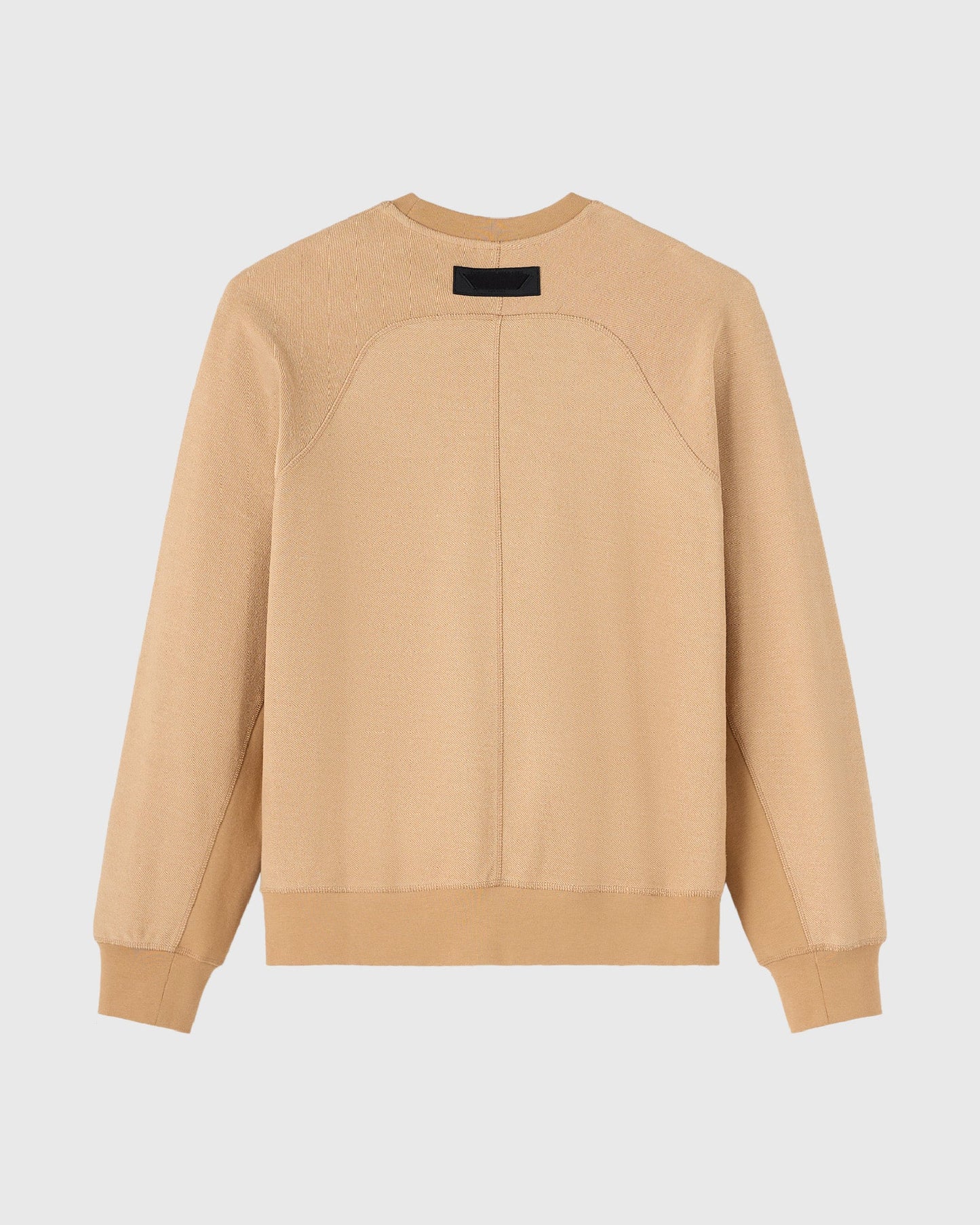Reverse French Terry Crewneck - Camel