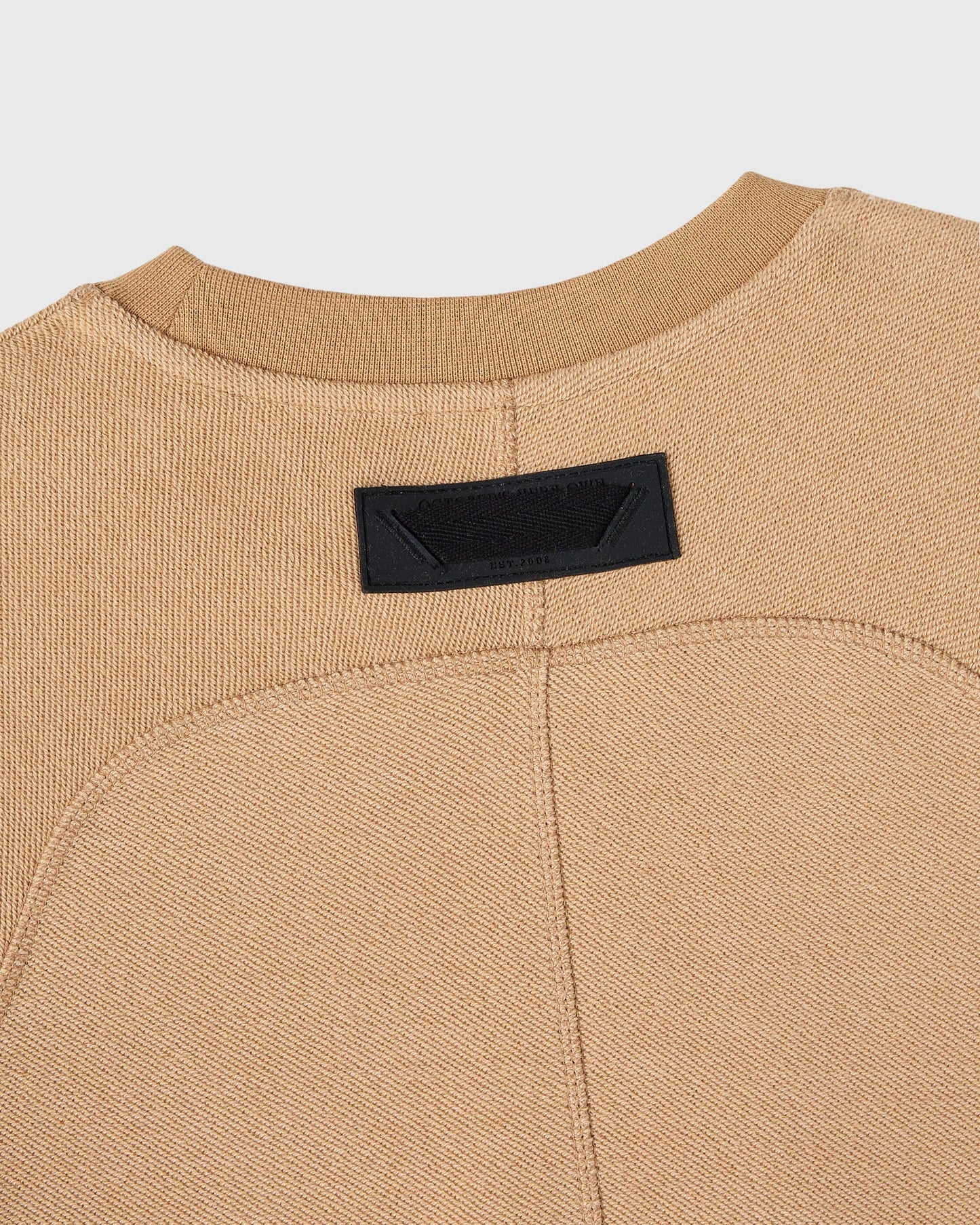 Reverse French Terry Crewneck - Camel