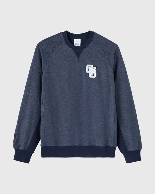 Reverse French Terry Crewneck - Royal Navy