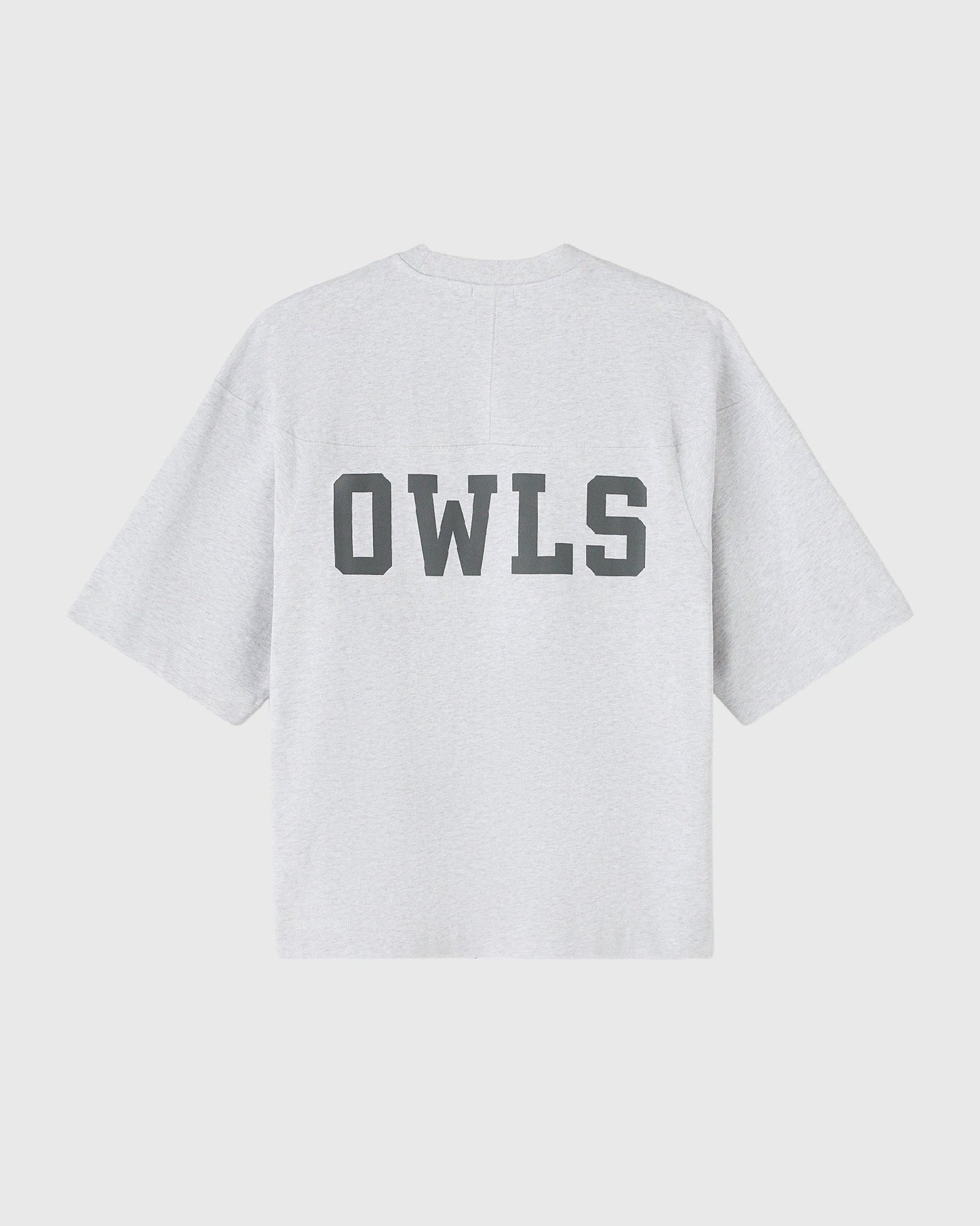 Heavy Weight Mascot Football Tee - Ash Heather Grey