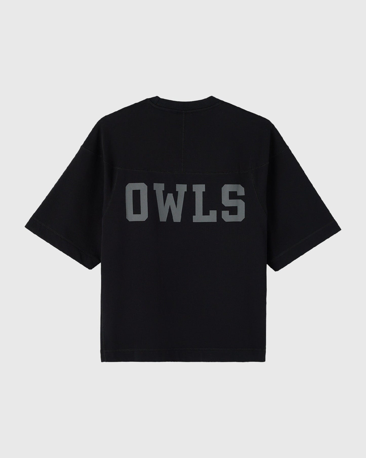 Heavy Weight Mascot Football Tee - Black