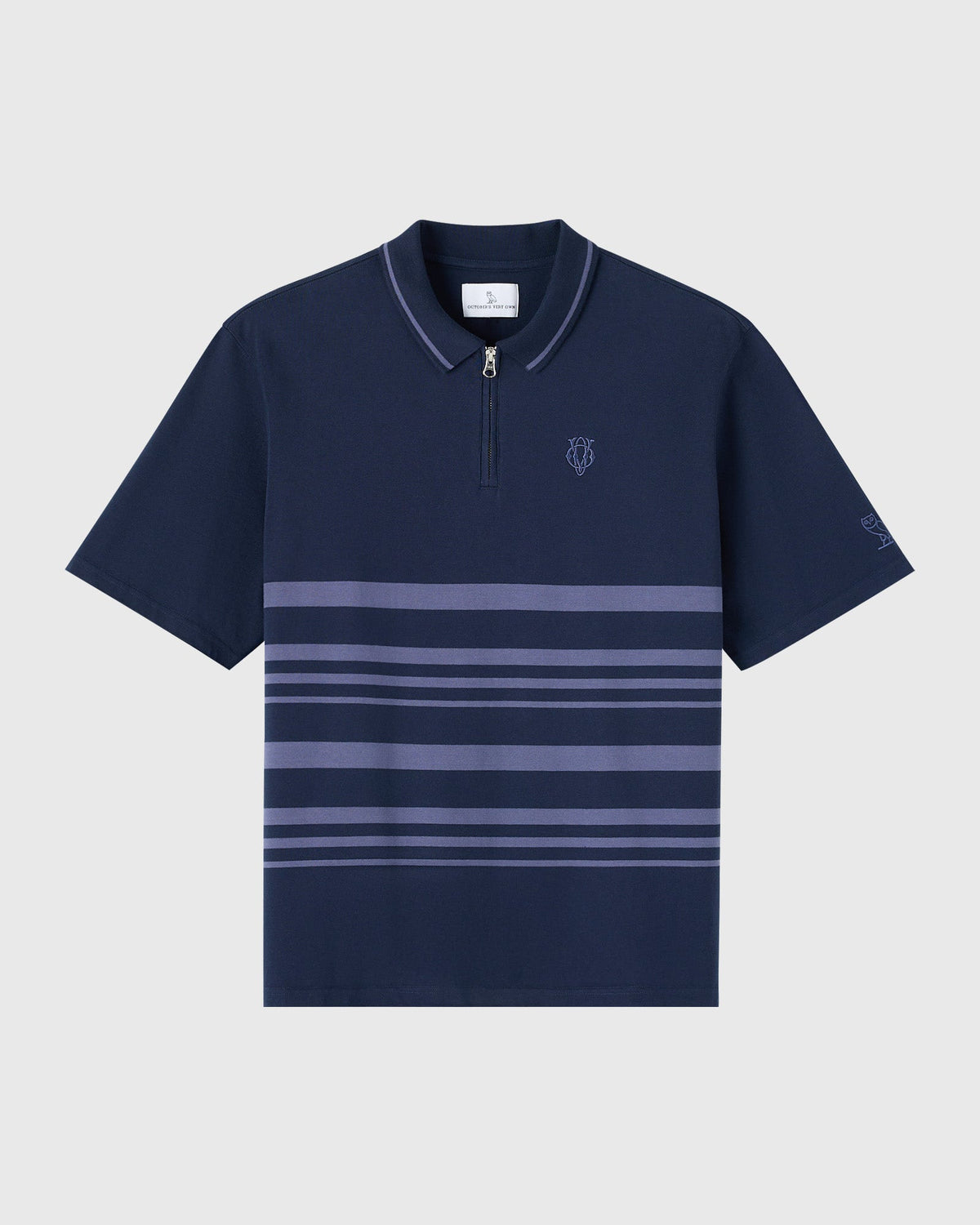 POLO À RAYURES YD - BLEU MARINE ROYAL