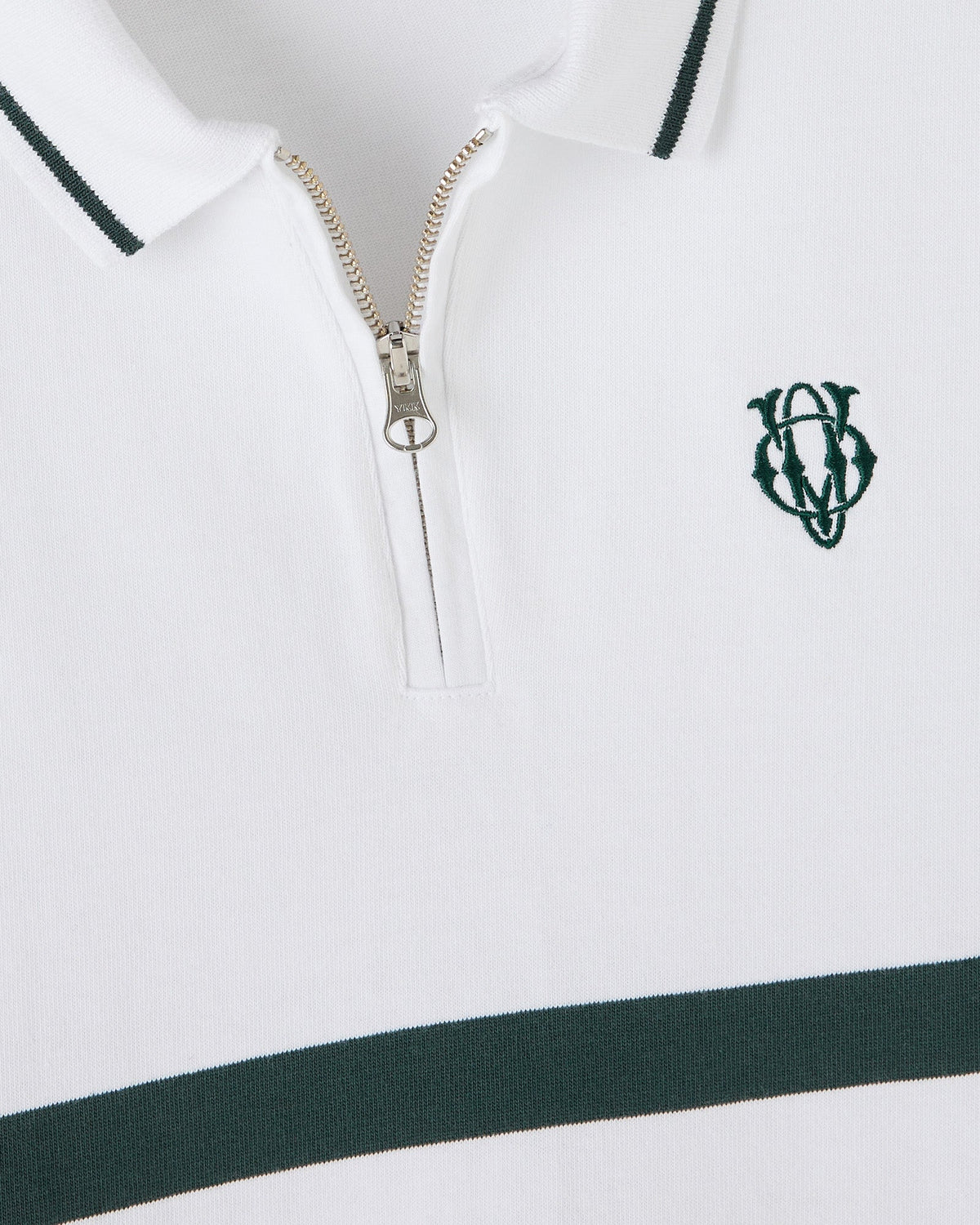 Polo rayé YD - Blanc
