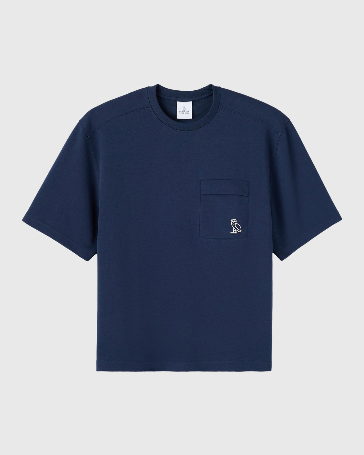 T-SHIRT TECHNIQUE À POCHE - BLEU MARINE ROYAL