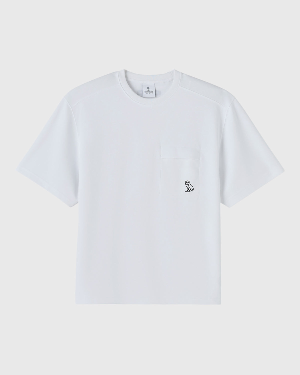 T-SHIRT TECHNIQUE À POCHE - BLANC