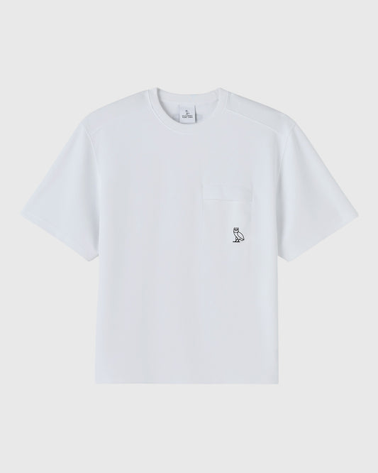 Tech Jersey Pocket Tee - White
