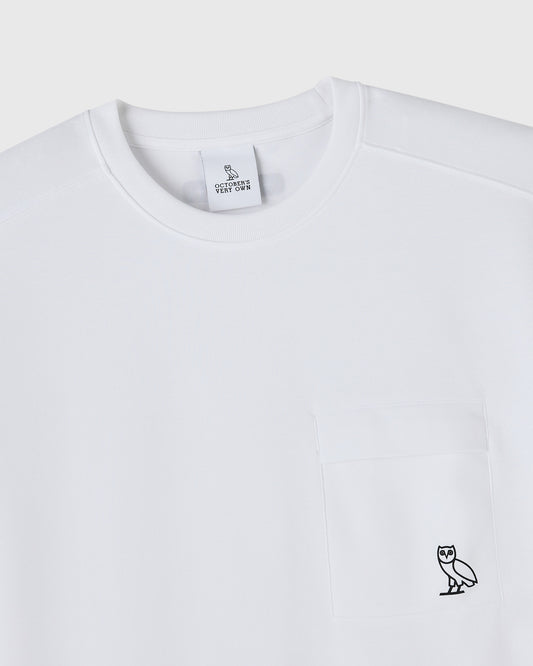 Tech Jersey Pocket Tee - White