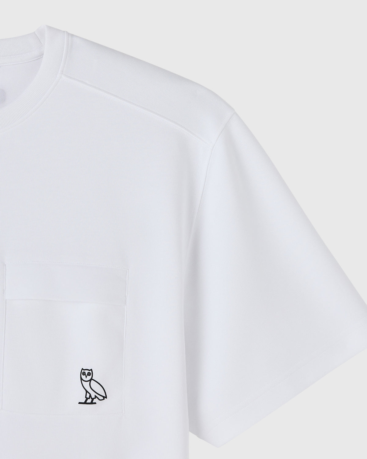 T-SHIRT TECHNIQUE À POCHE - BLANC