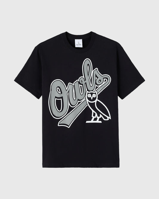 Owls Ballpark Tee - Black