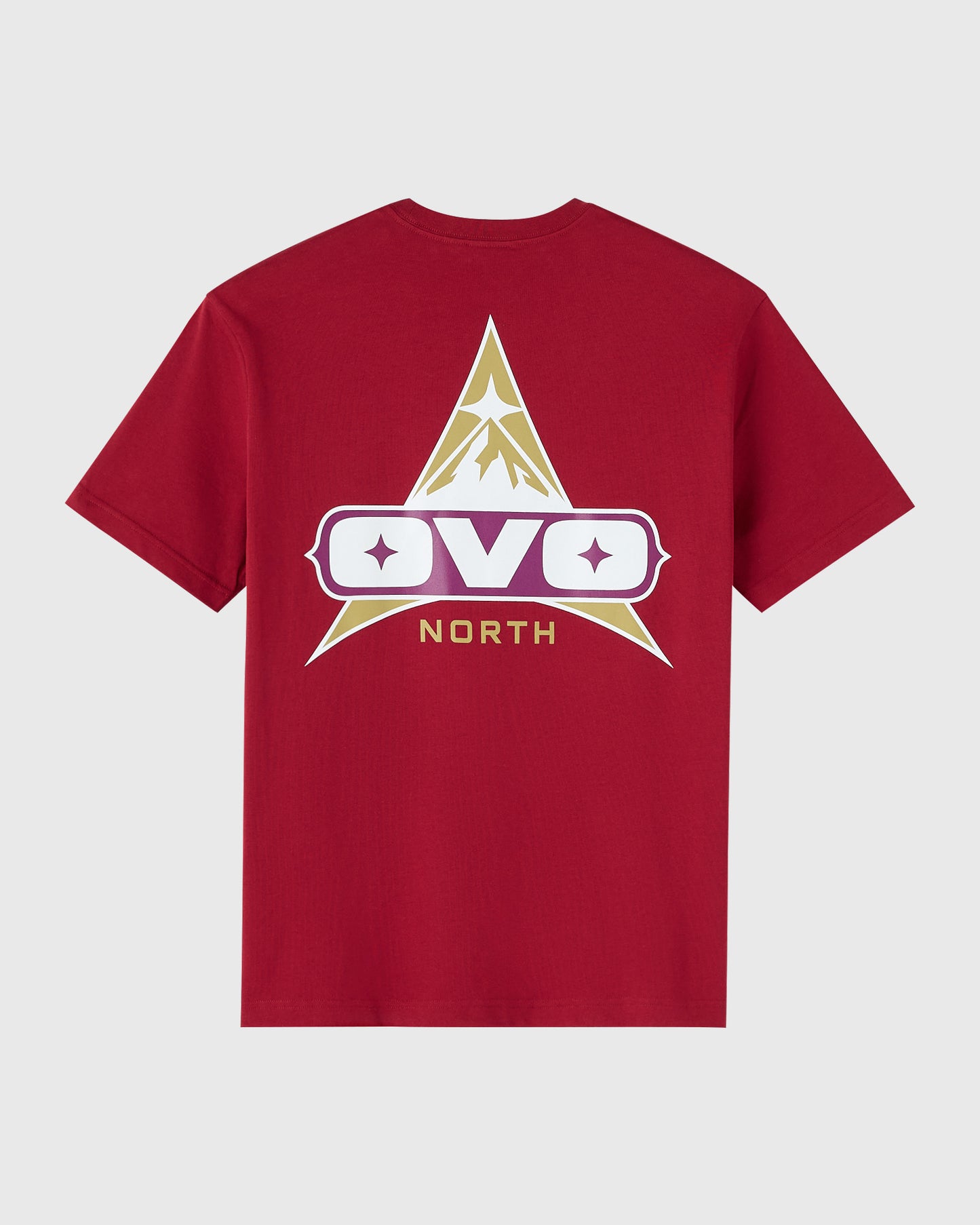 North Star Tee - Deep Red