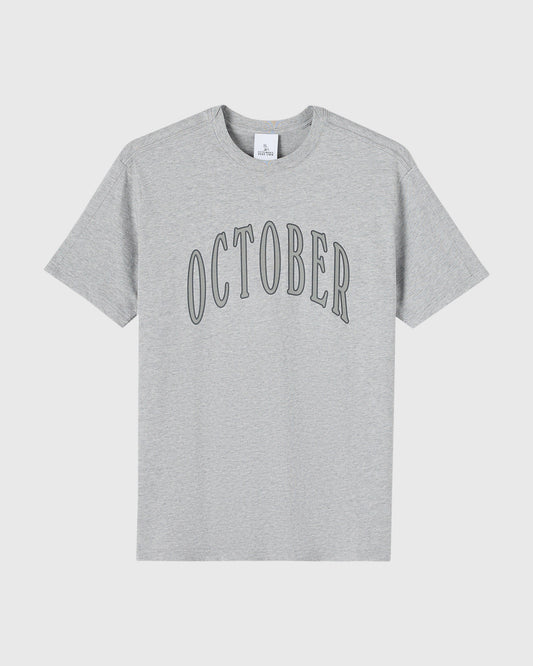 October Arch Tee - Heather Grey