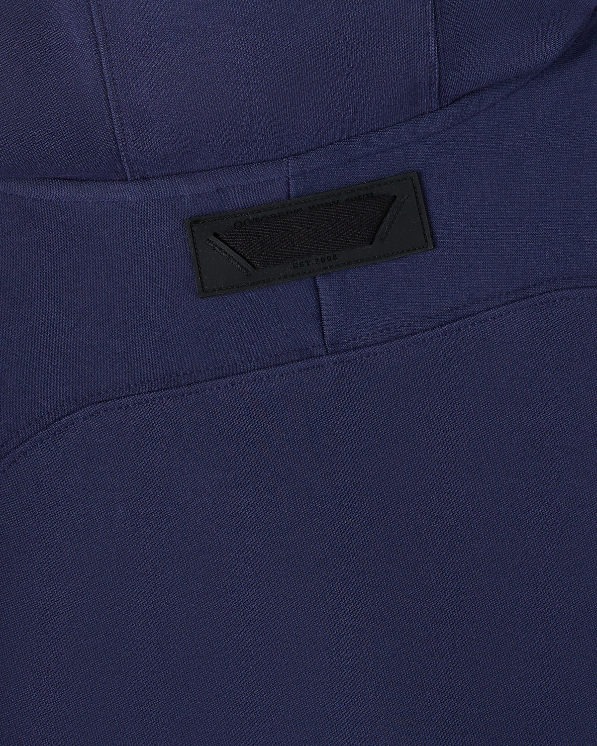 SWEAT À CAPUCHE SURDIMENSIONNÉ EN MAILLE DOUBLE - BLEU MARINE
