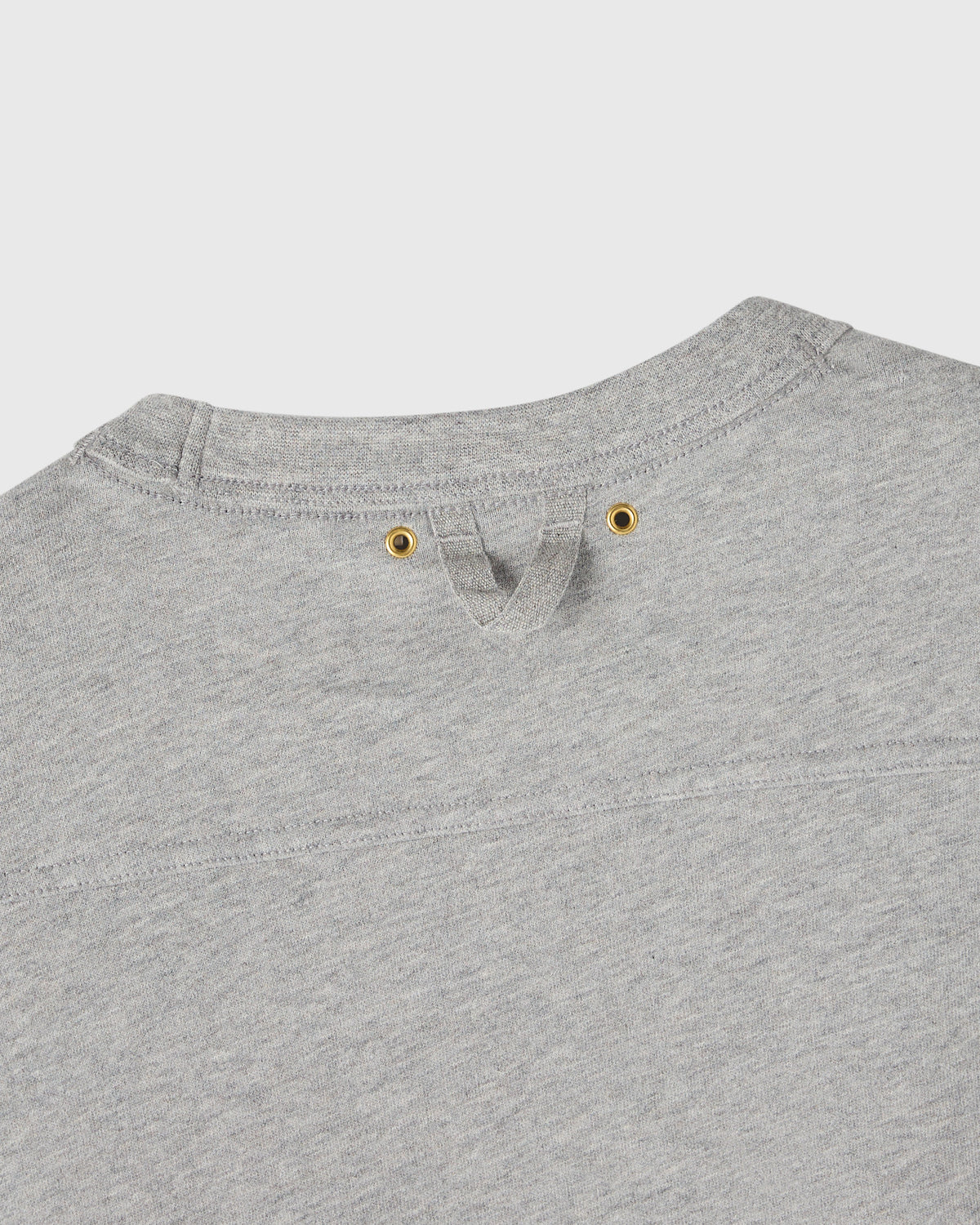 T-SHIRT À DÉCOUPE GRAPHIQUE - GRIS CHINÉ