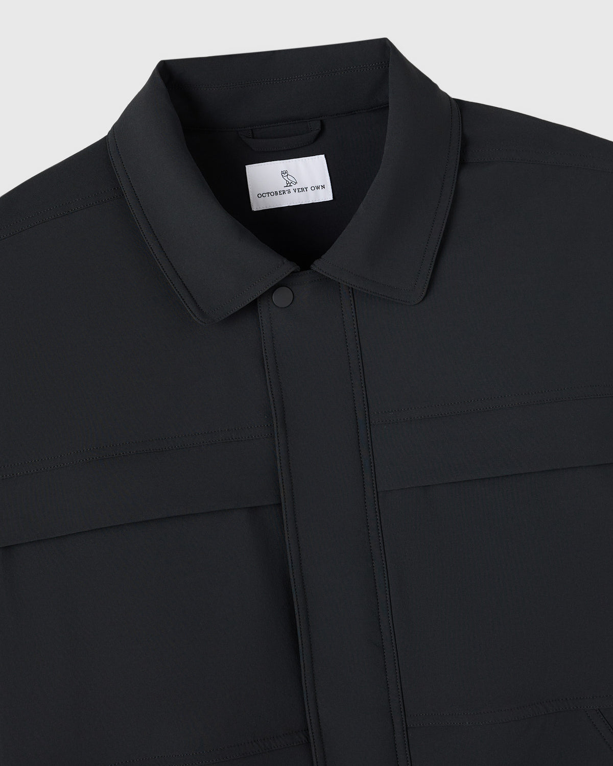 VESTE DE PILOTE EN NYLON - NOIRE