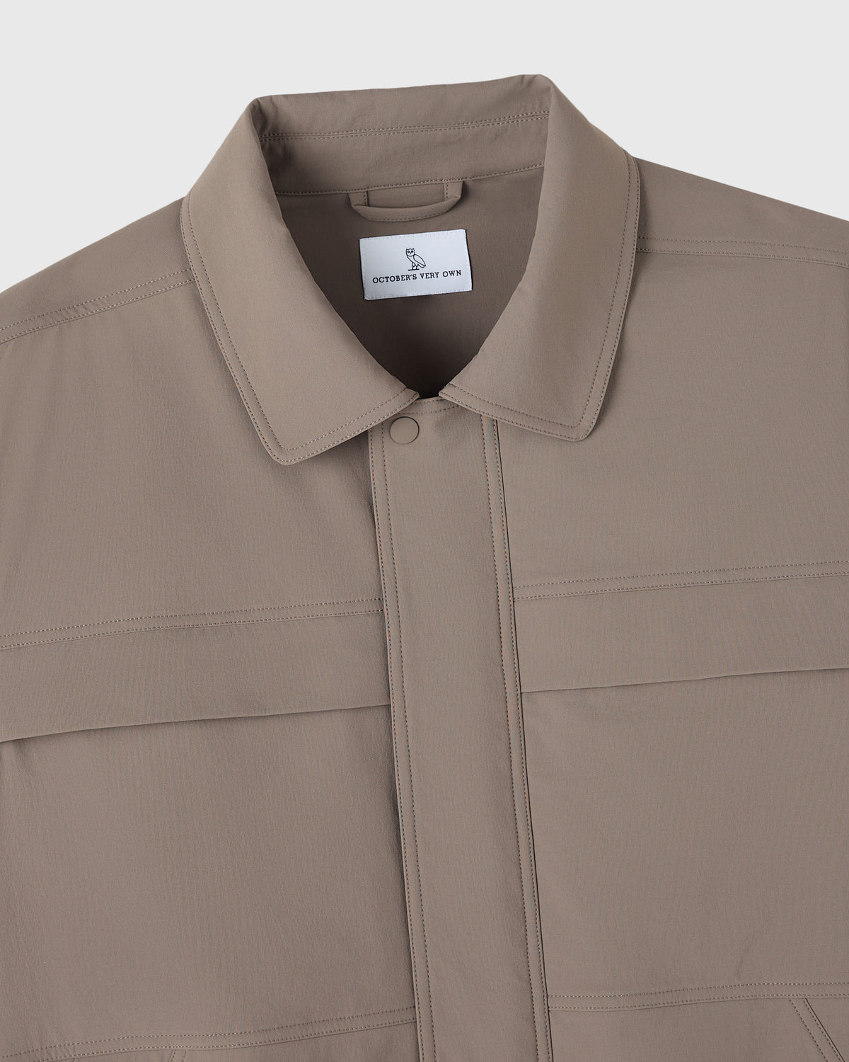 VESTE DE PILOTE EN NYLON - VISON
