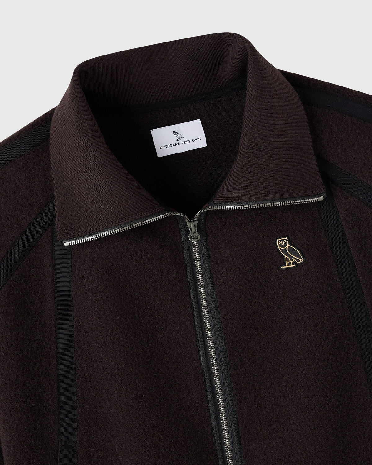Wooly Fleece Bomber Jacket - Black Coco