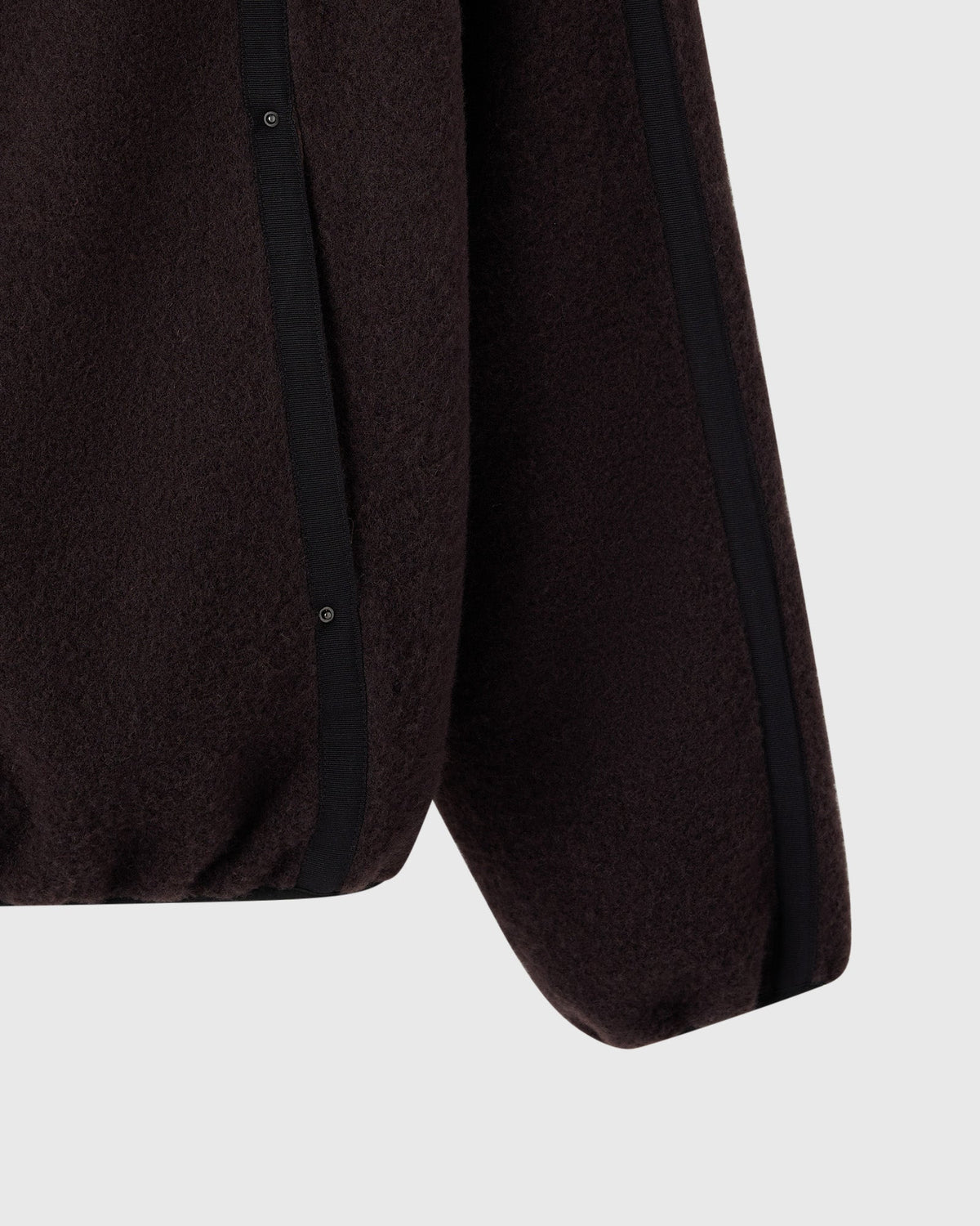 Wooly Fleece Bomber Jacket - Black Coco