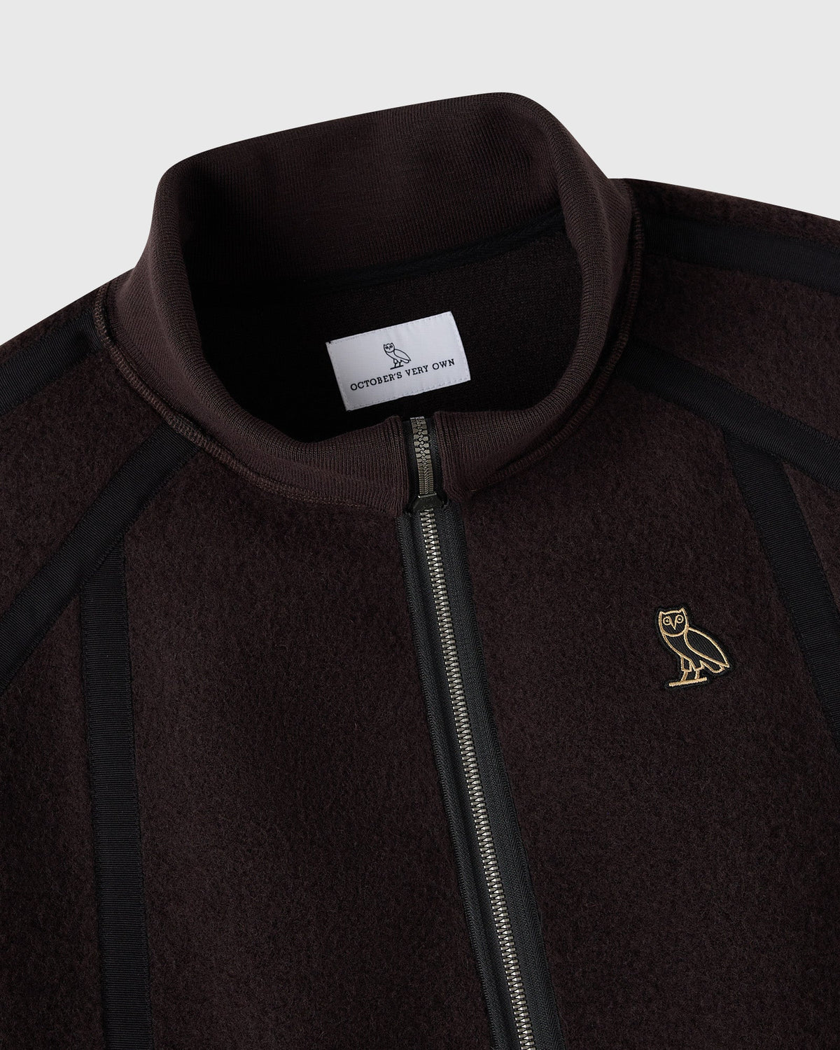 Wooly Fleece Bomber Jacket - Black Coco