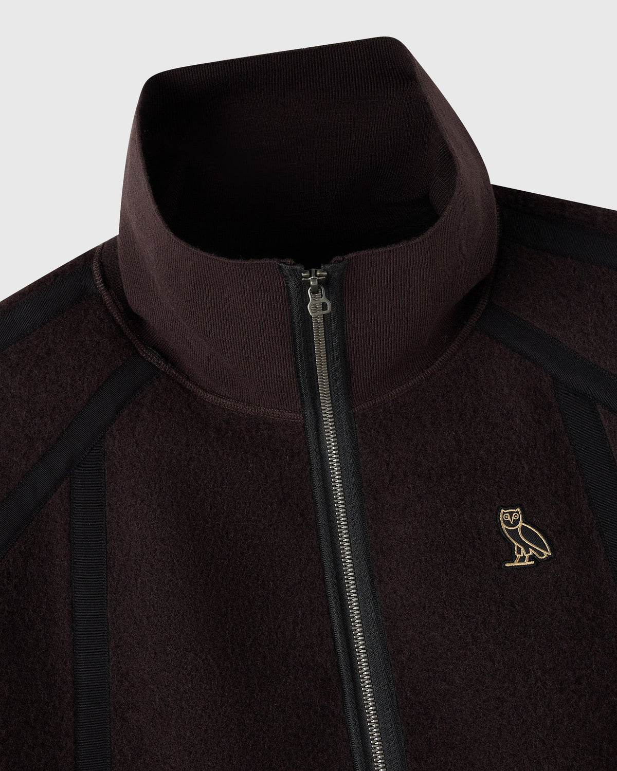 Wooly Fleece Bomber Jacket - Black Coco