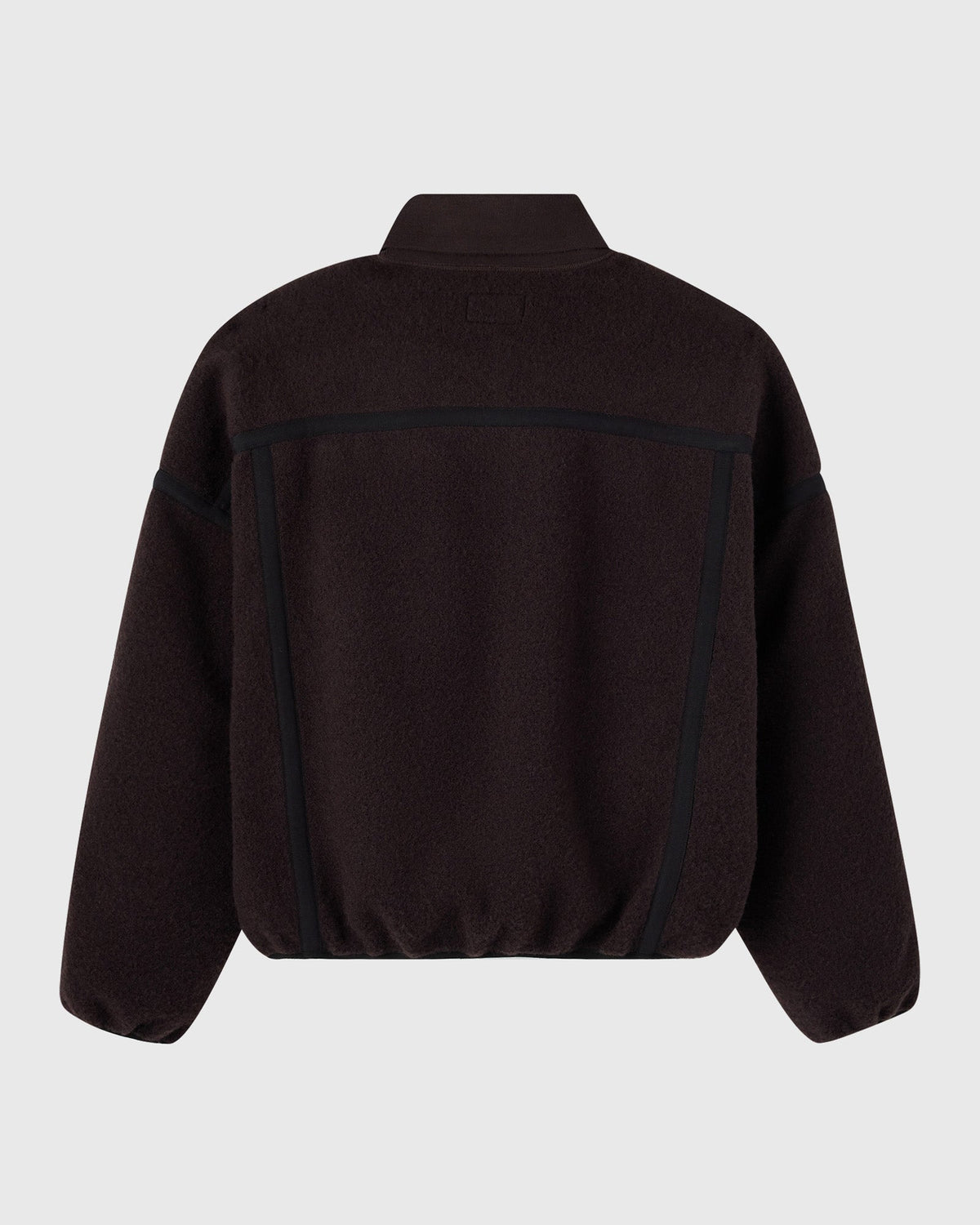 Wooly Fleece Bomber Jacket - Black Coco