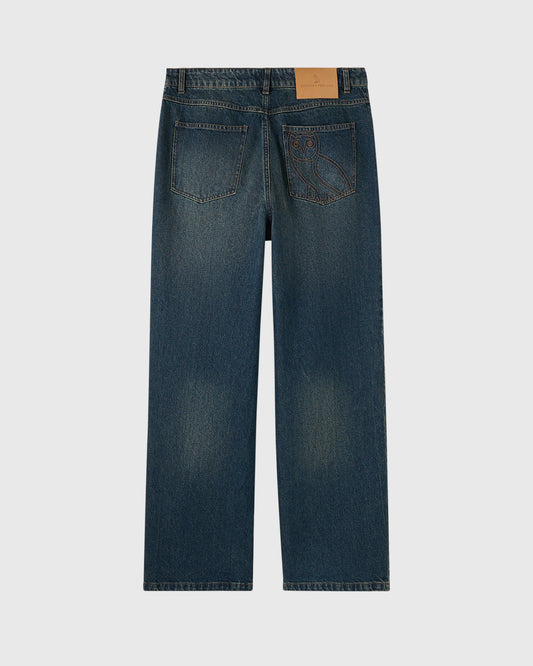 Relaxed Fit Jean - Washed Indigo Denim