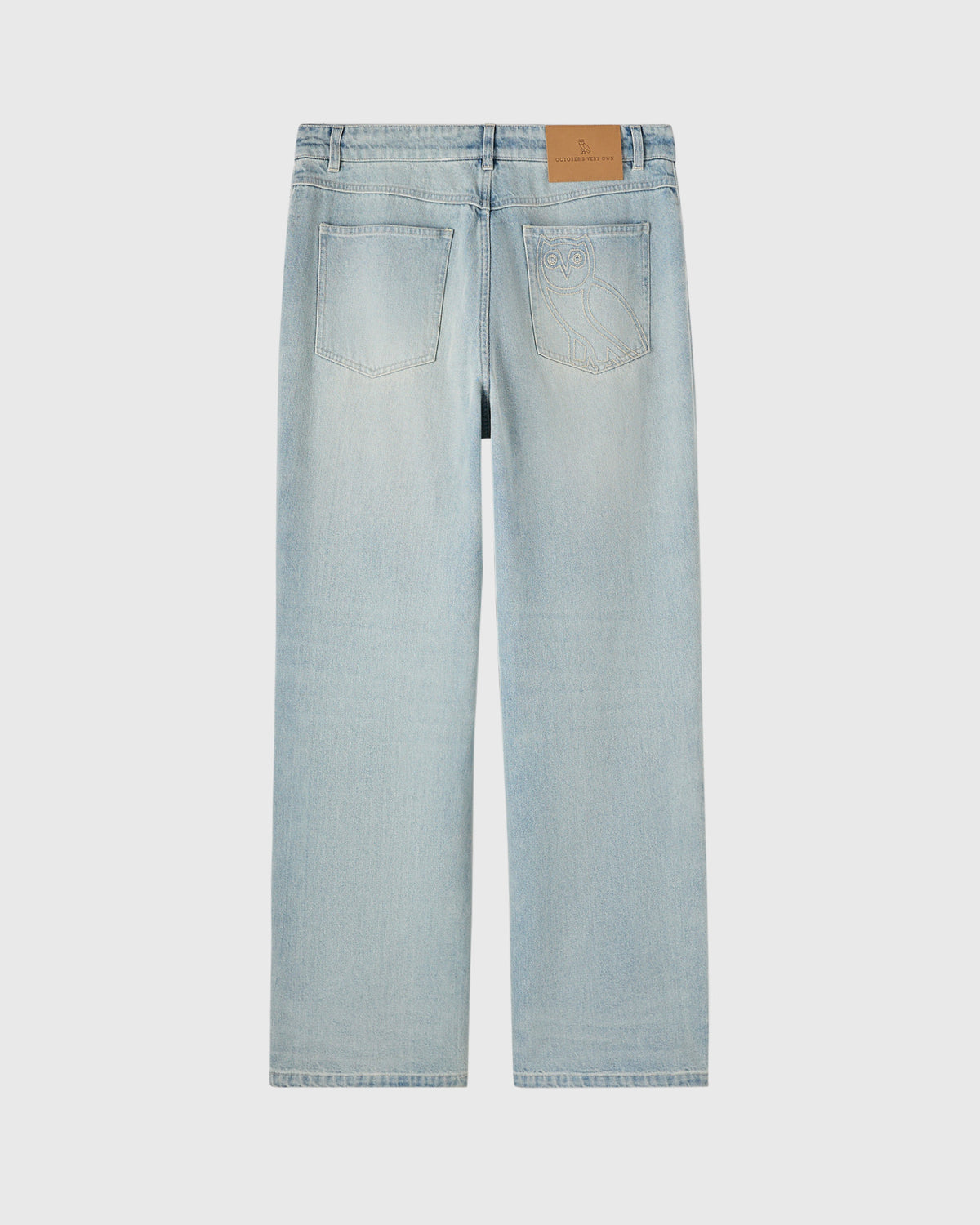 JEAN EN DENIM COUPE DÉCONTRACTÉE - DÉLAVAGE VINTAGE