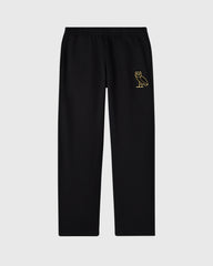 Signature Open-Hem Sweatpant - Black - Black / XXS