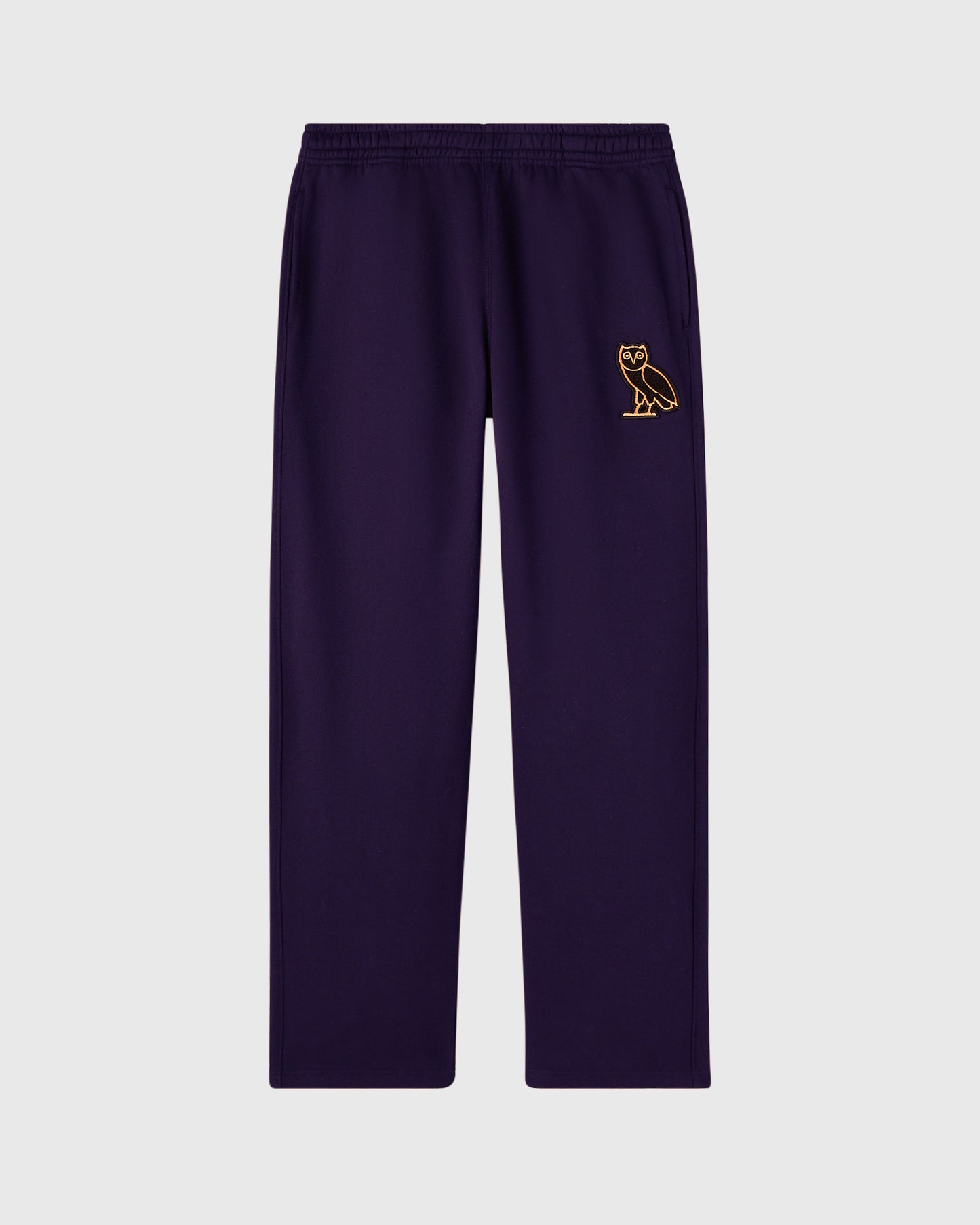 Signature Open-Hem Sweatpant - Rich Plum
