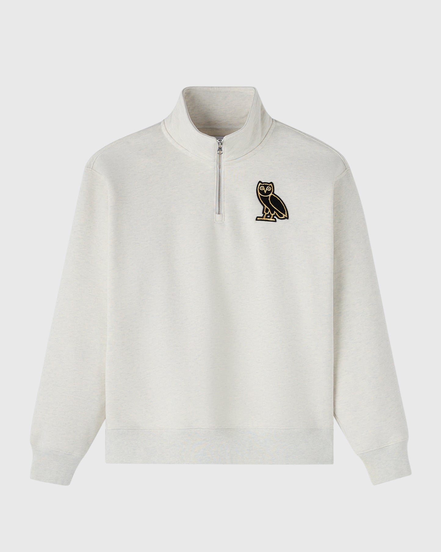 Signature Quarter-Zip Mockneck - Ash Heather Grey