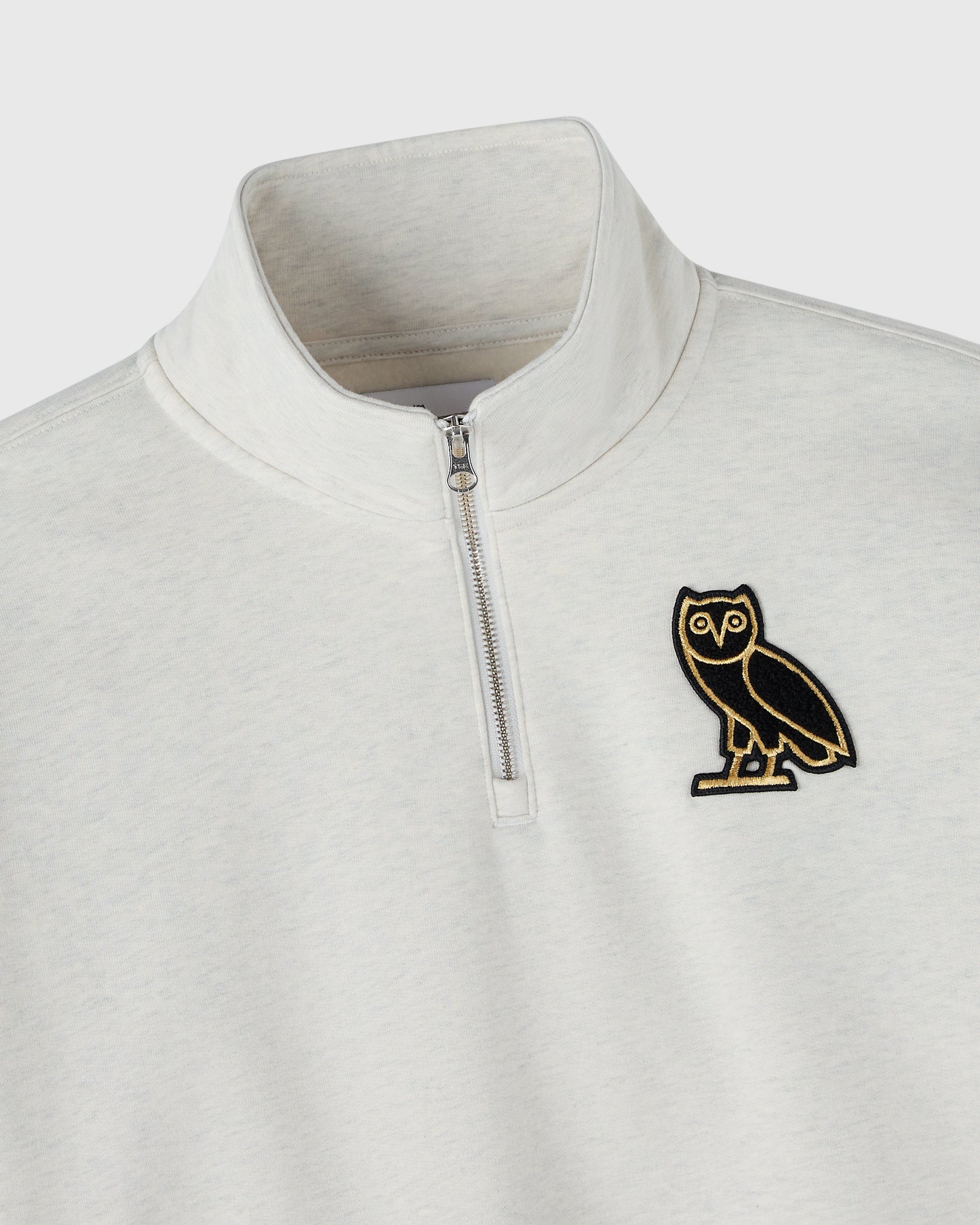 Signature Quarter-Zip Mockneck - Ash Heather Grey