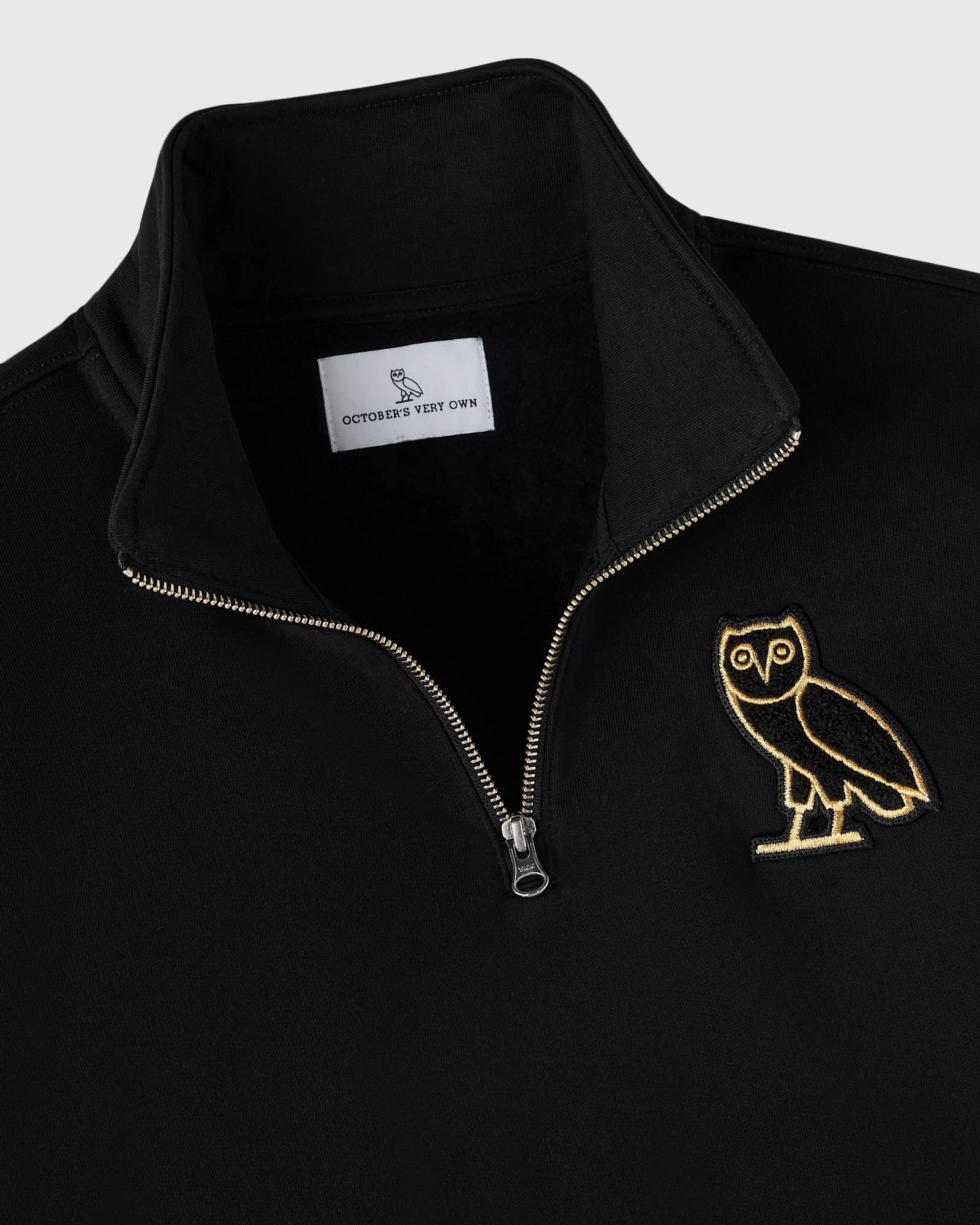 Signature Quarter-Zip Mockneck - Black – October's Very Own