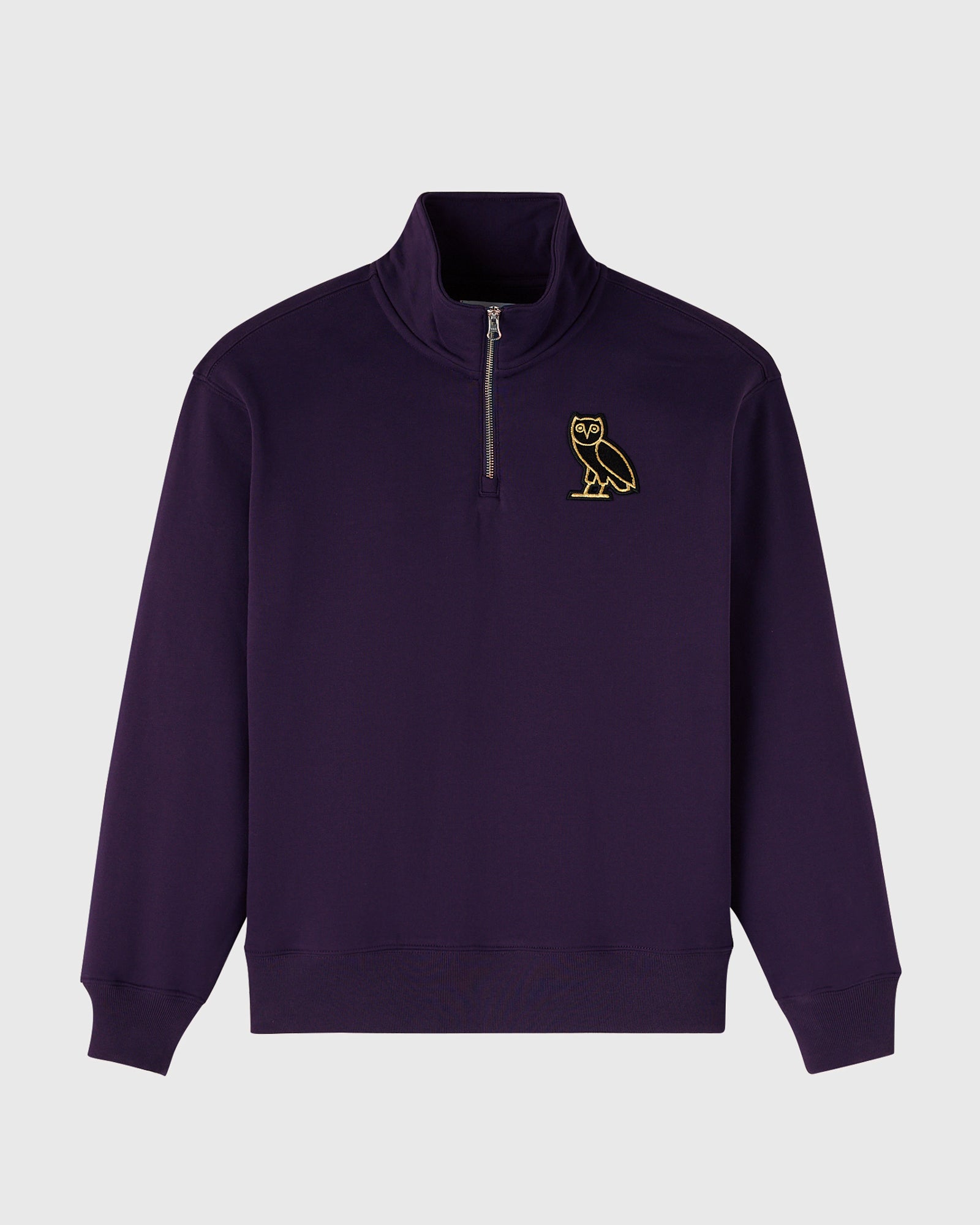 Signature Quarter-Zip Mockneck - Rich Plum
