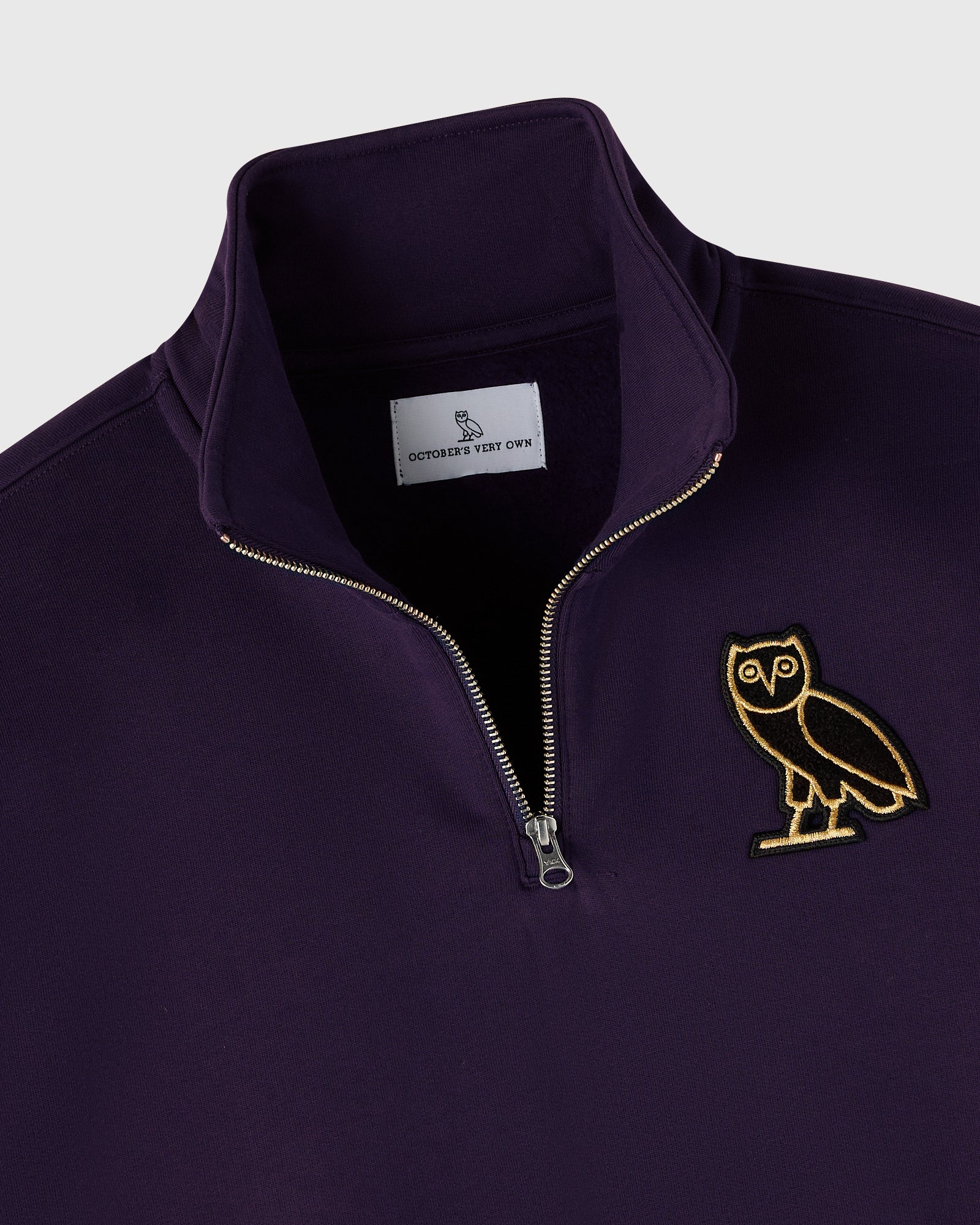 Signature Quarter-Zip Mockneck - Rich Plum