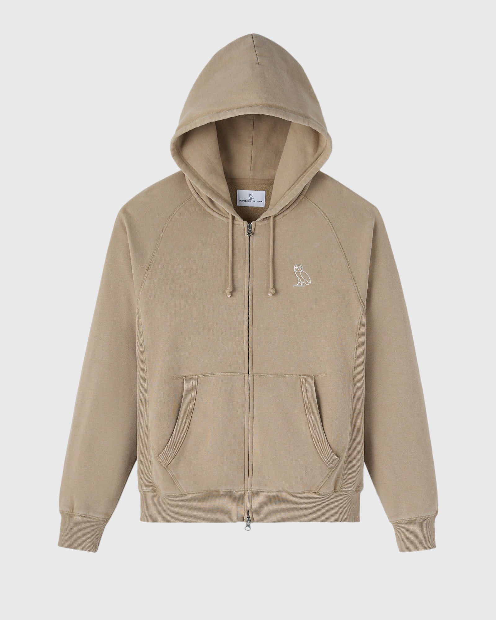 Muskoka Raglan Full-Zip Hoodie - Sandstone – October's Very Own