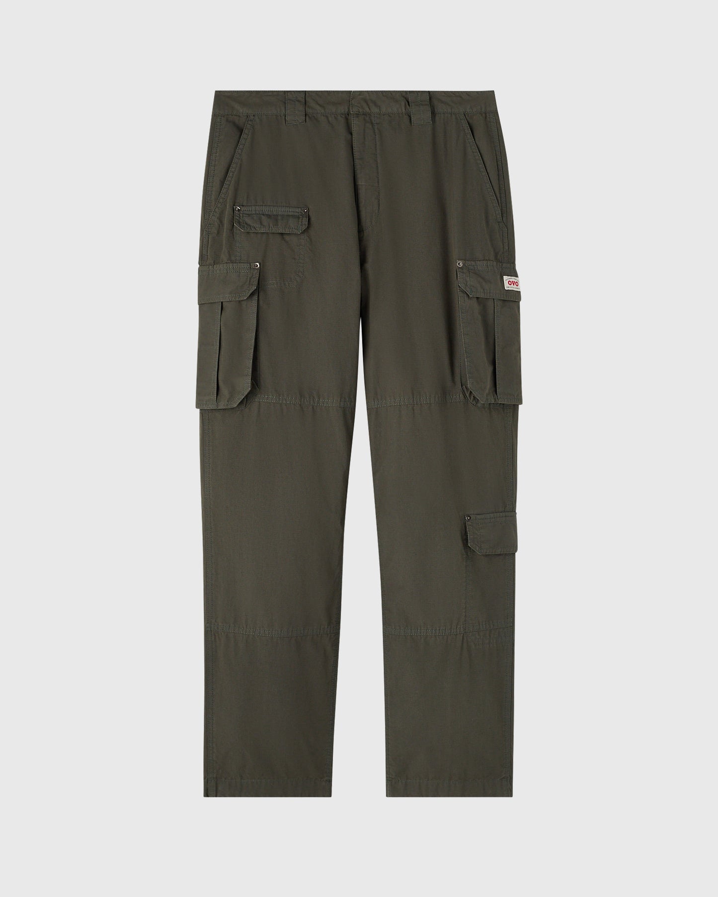 Pantalon cargo multipoches - Olive