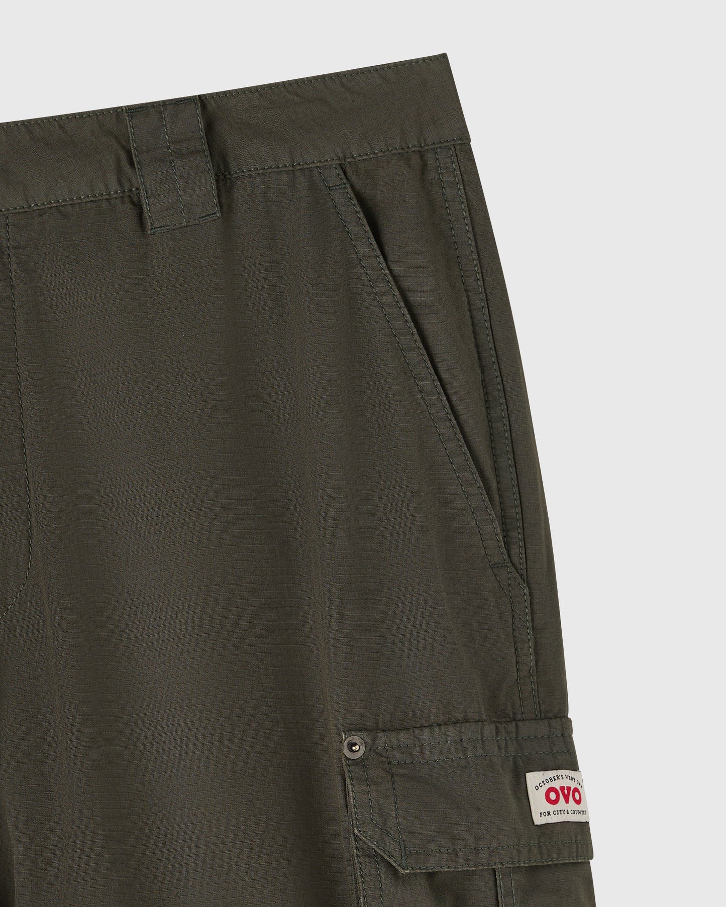 Pantalon cargo multipoches - Olive