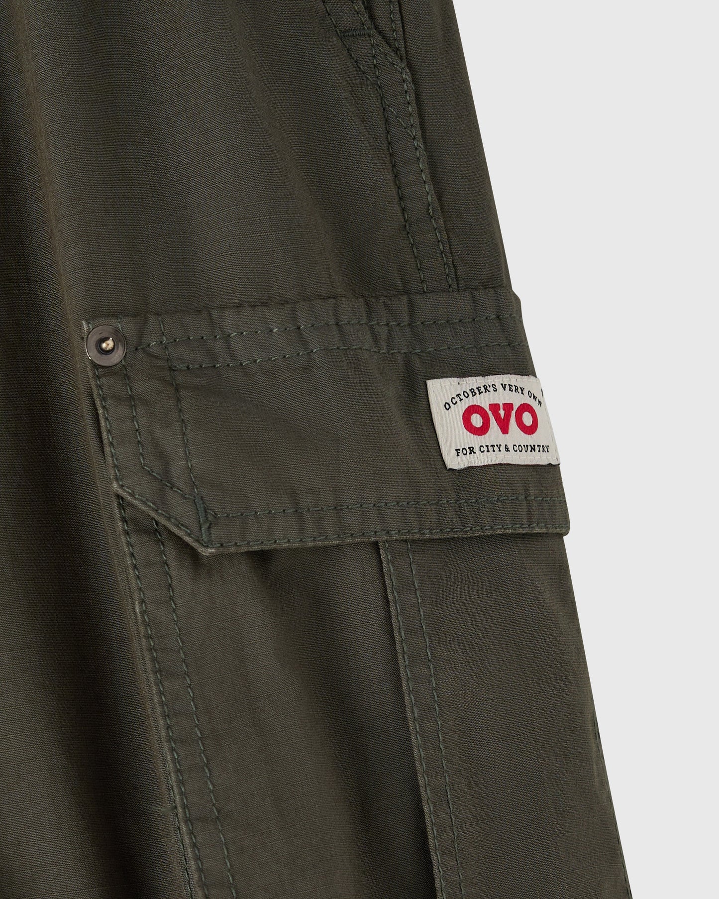 Pantalon cargo multipoches - Olive