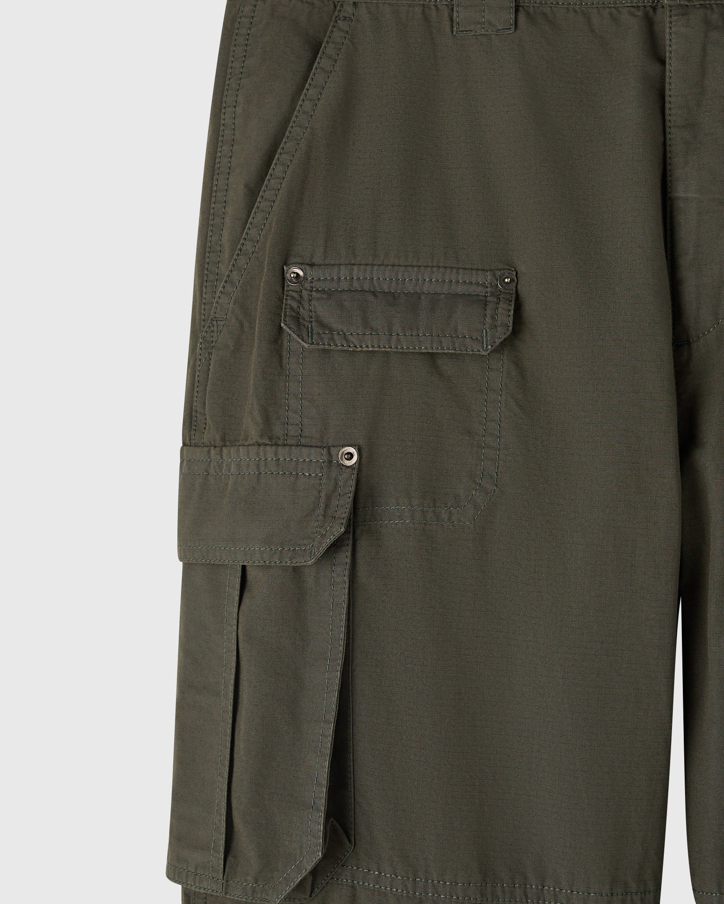 Pantalon cargo multipoches - Olive
