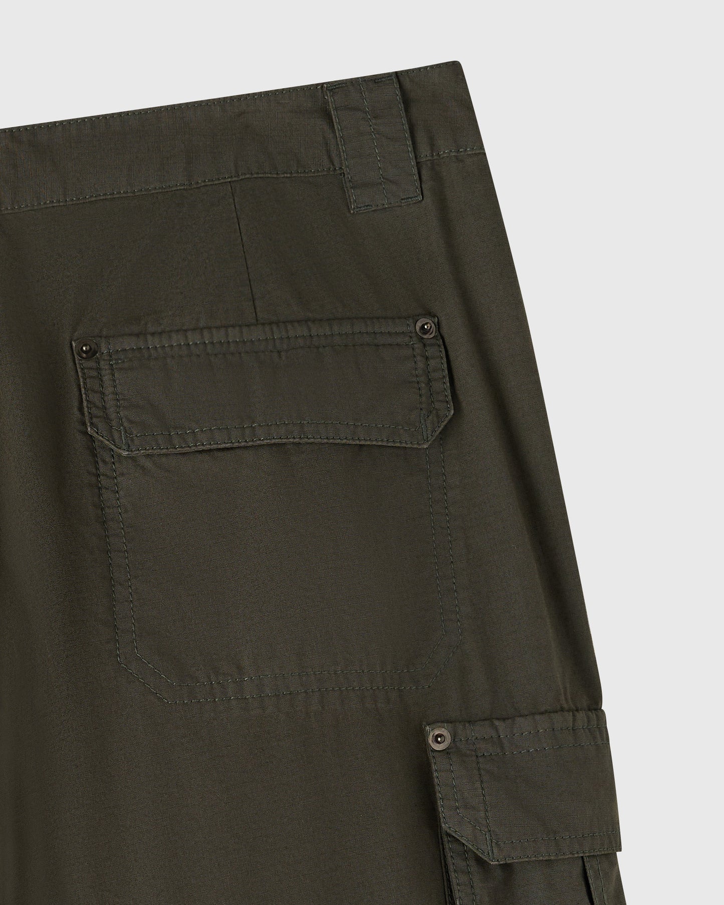 Pantalon cargo multipoches - Olive